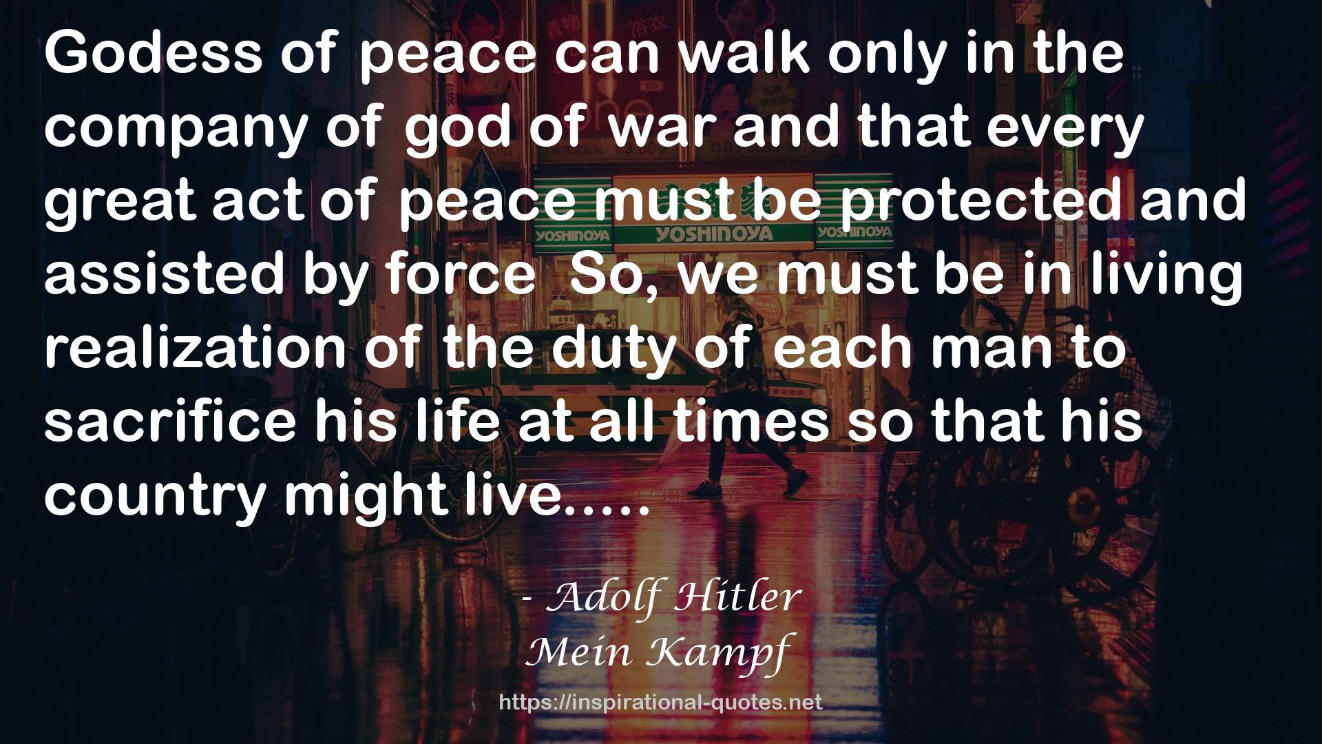 Mein Kampf QUOTES