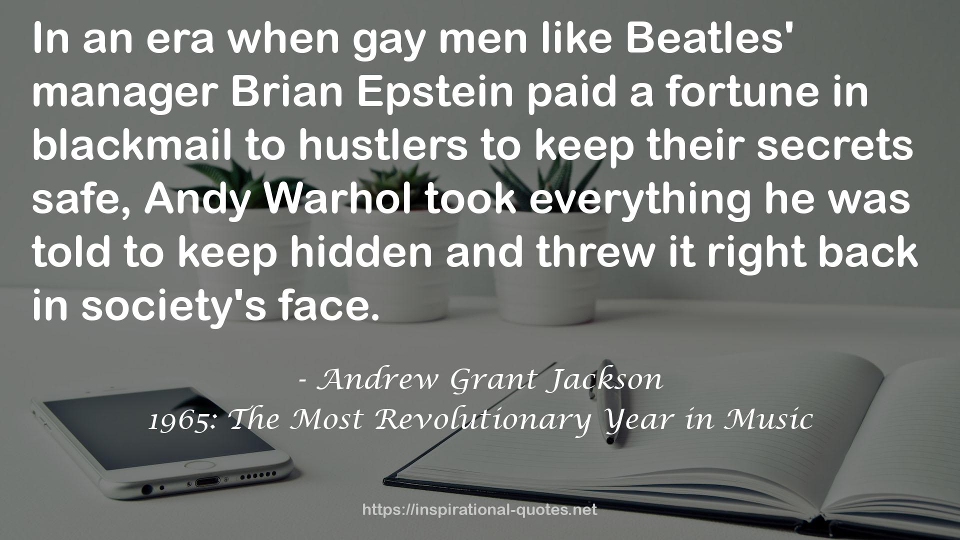 1965: The Most Revolutionary Year in Music QUOTES