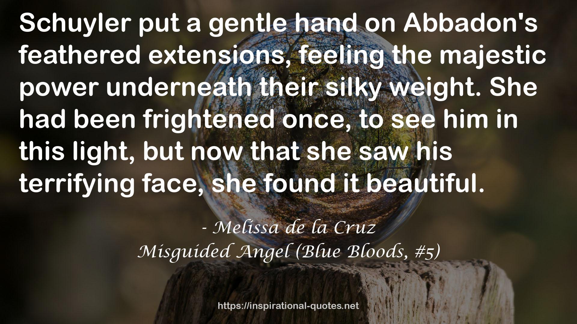 Misguided Angel (Blue Bloods, #5) QUOTES