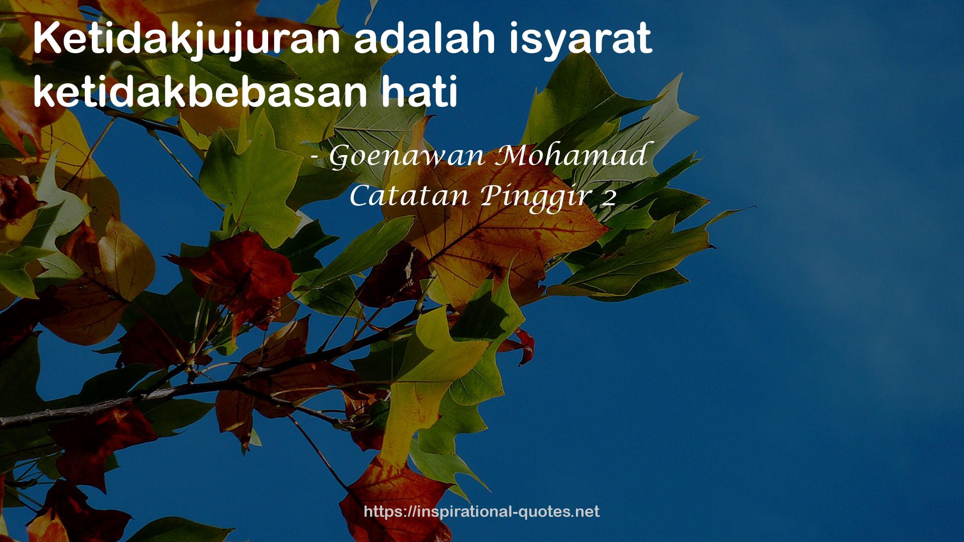 Catatan Pinggir 2 QUOTES