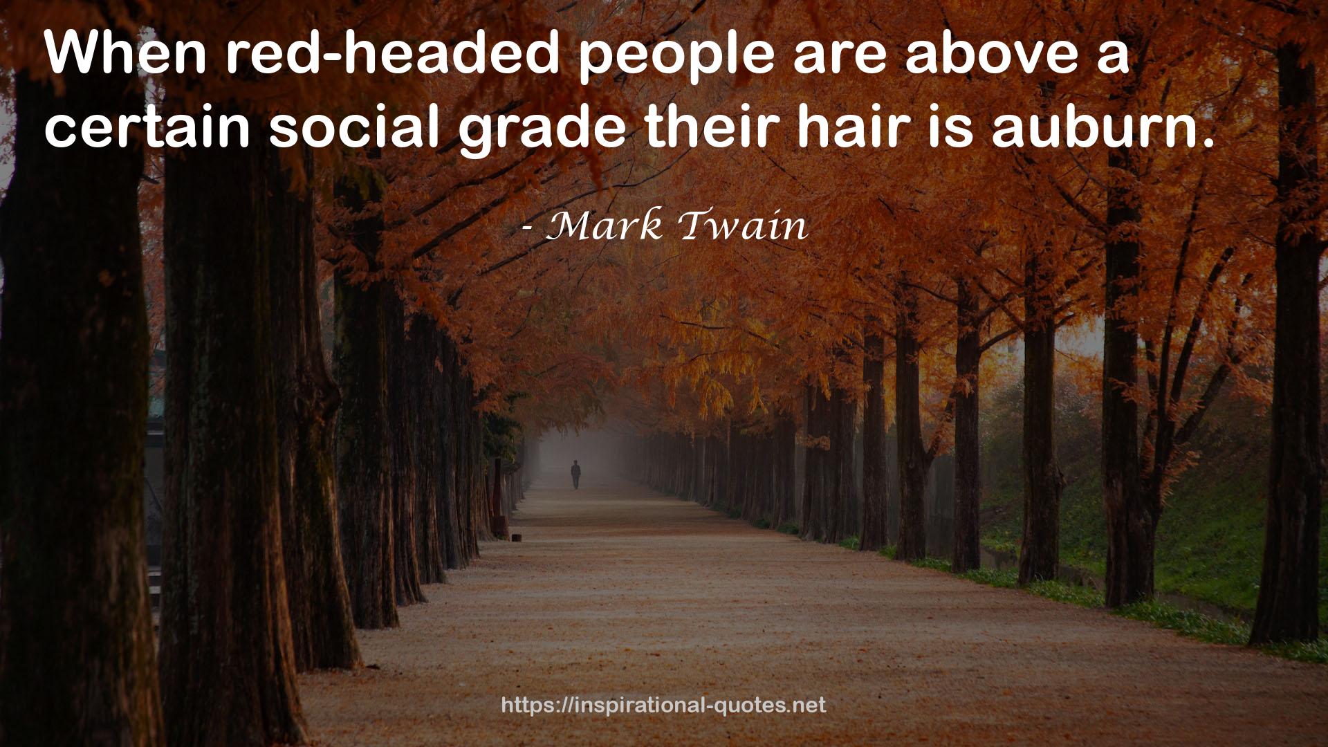 red-headed people  QUOTES