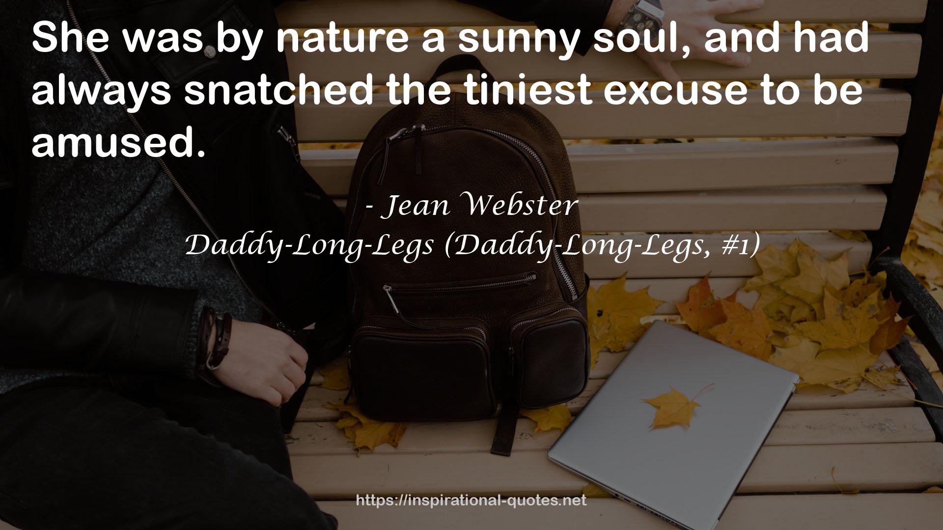 Daddy-Long-Legs (Daddy-Long-Legs, #1) QUOTES