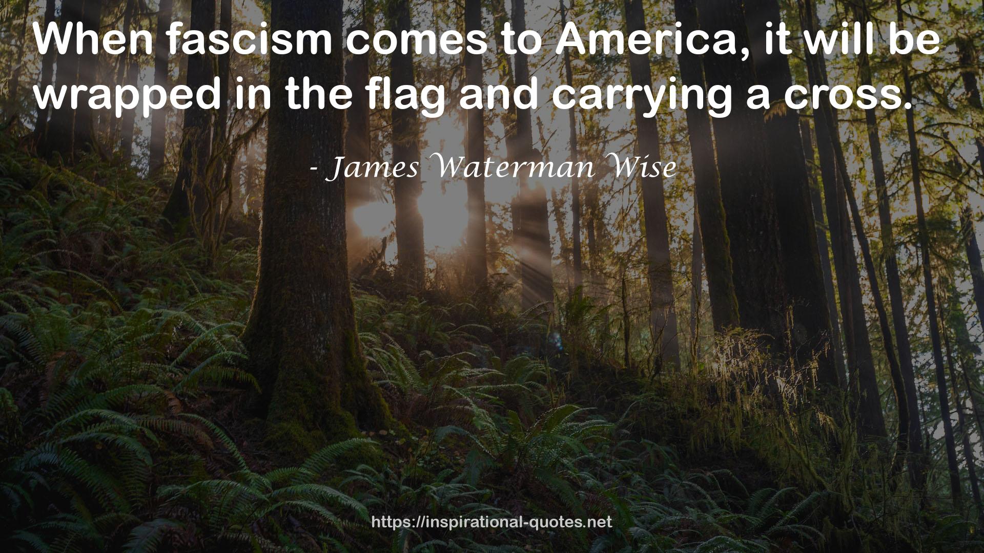 James Waterman Wise QUOTES