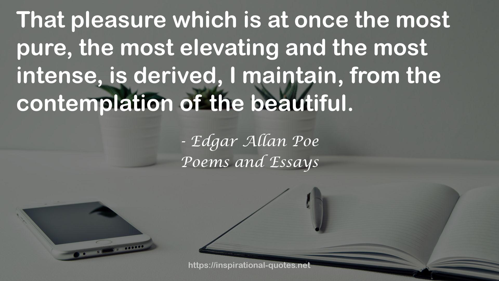 Poems and Essays QUOTES