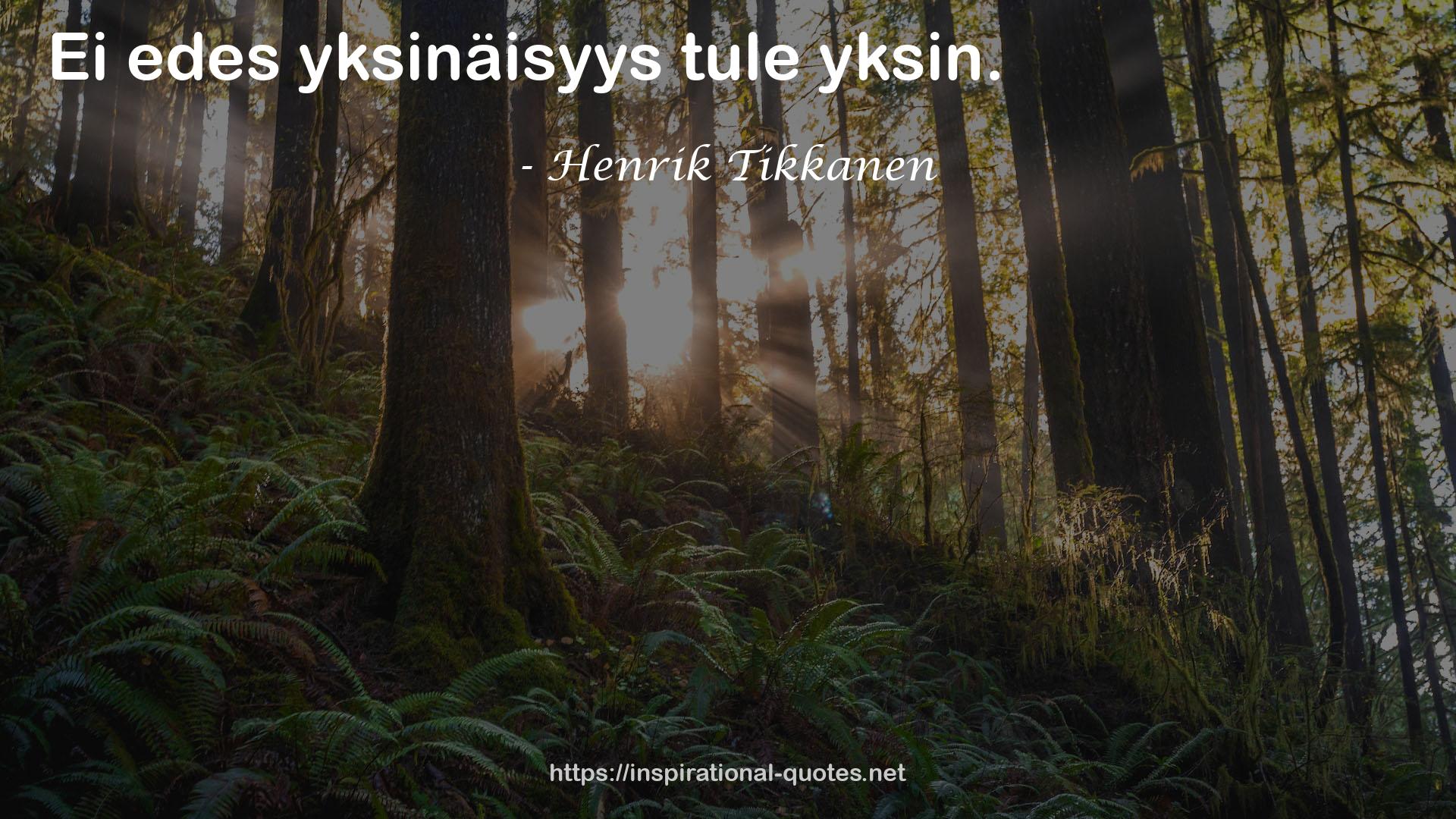 Henrik Tikkanen QUOTES