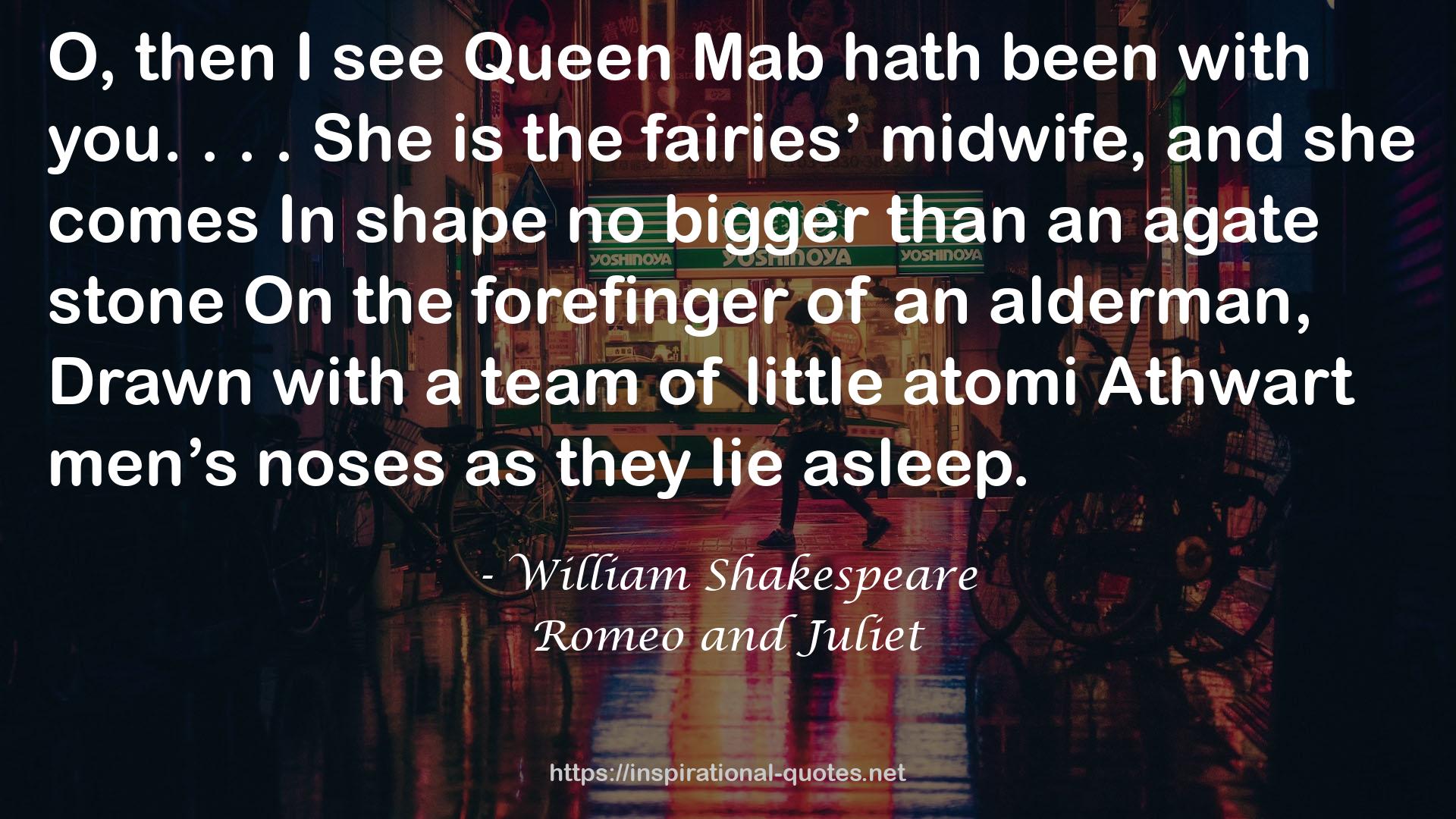 Queen Mab  QUOTES