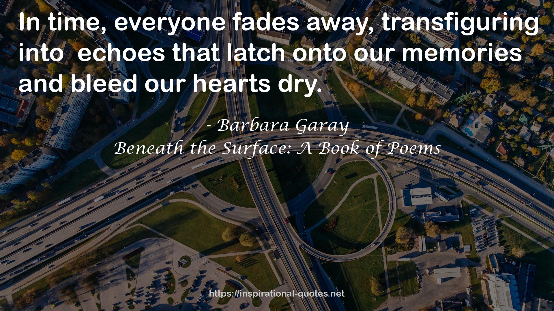 Beneath the Surface: A Book of Poems QUOTES