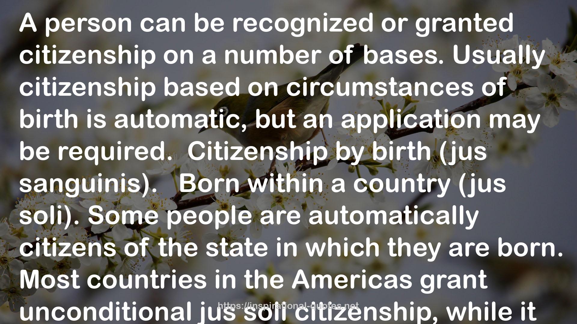 Wikipedia: Citizenship QUOTES