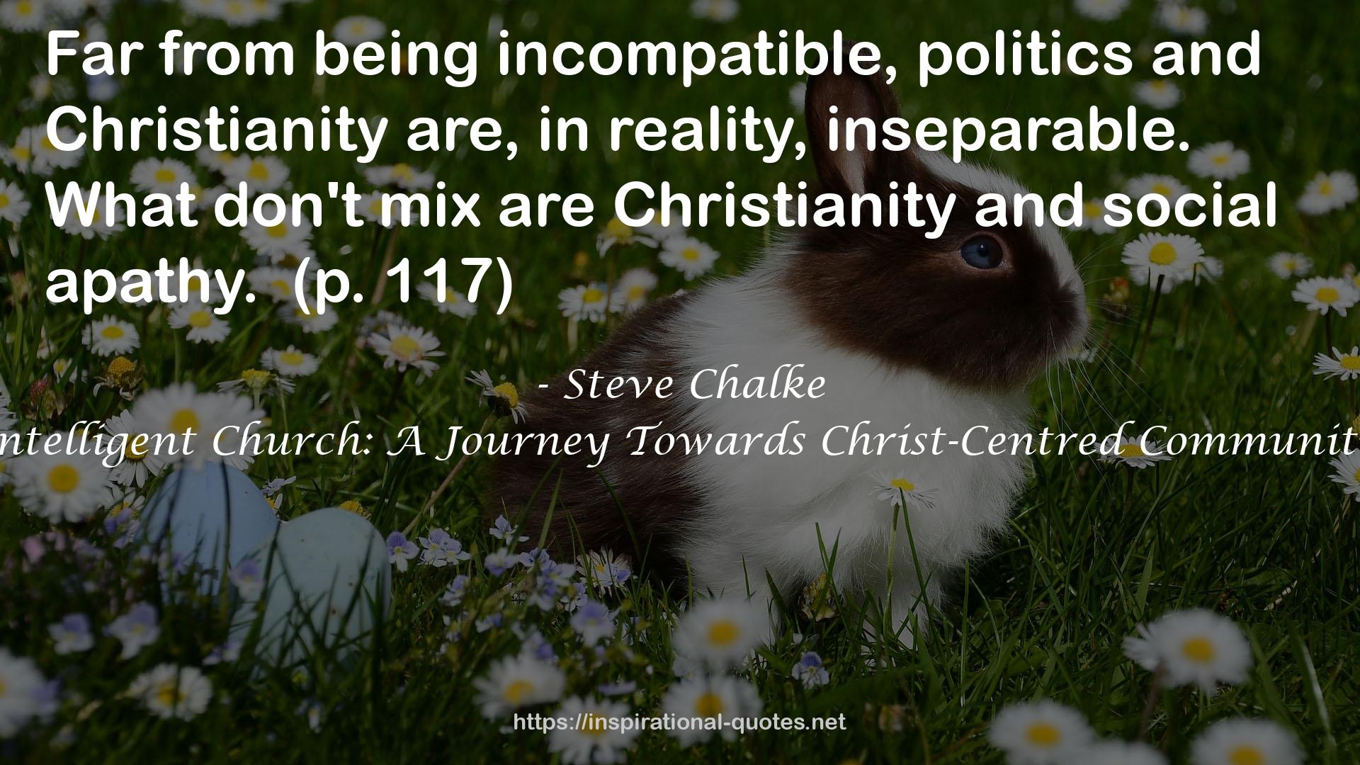 Intelligent Church: A Journey Towards Christ-Centred Community QUOTES