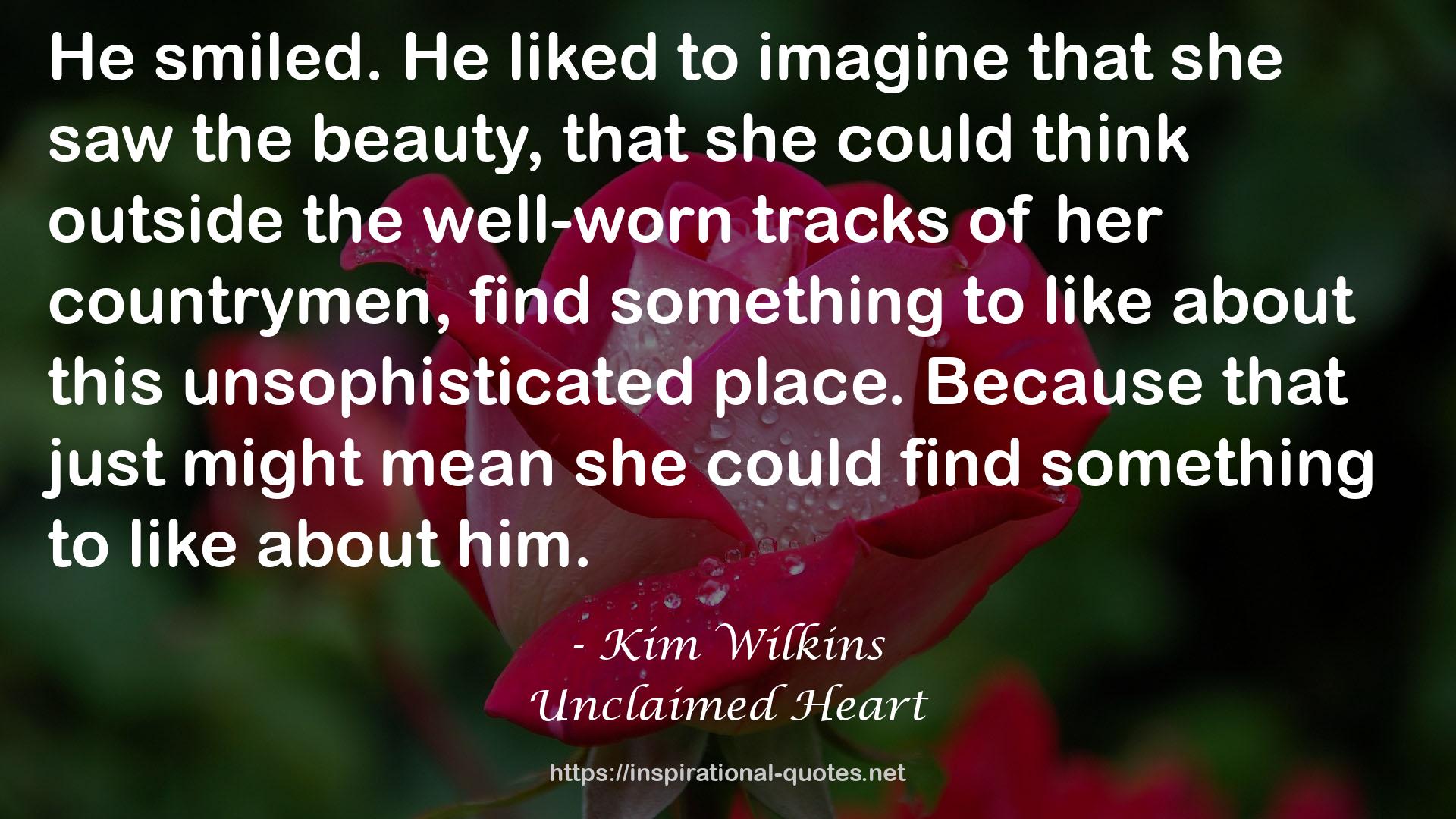 Kim Wilkins QUOTES