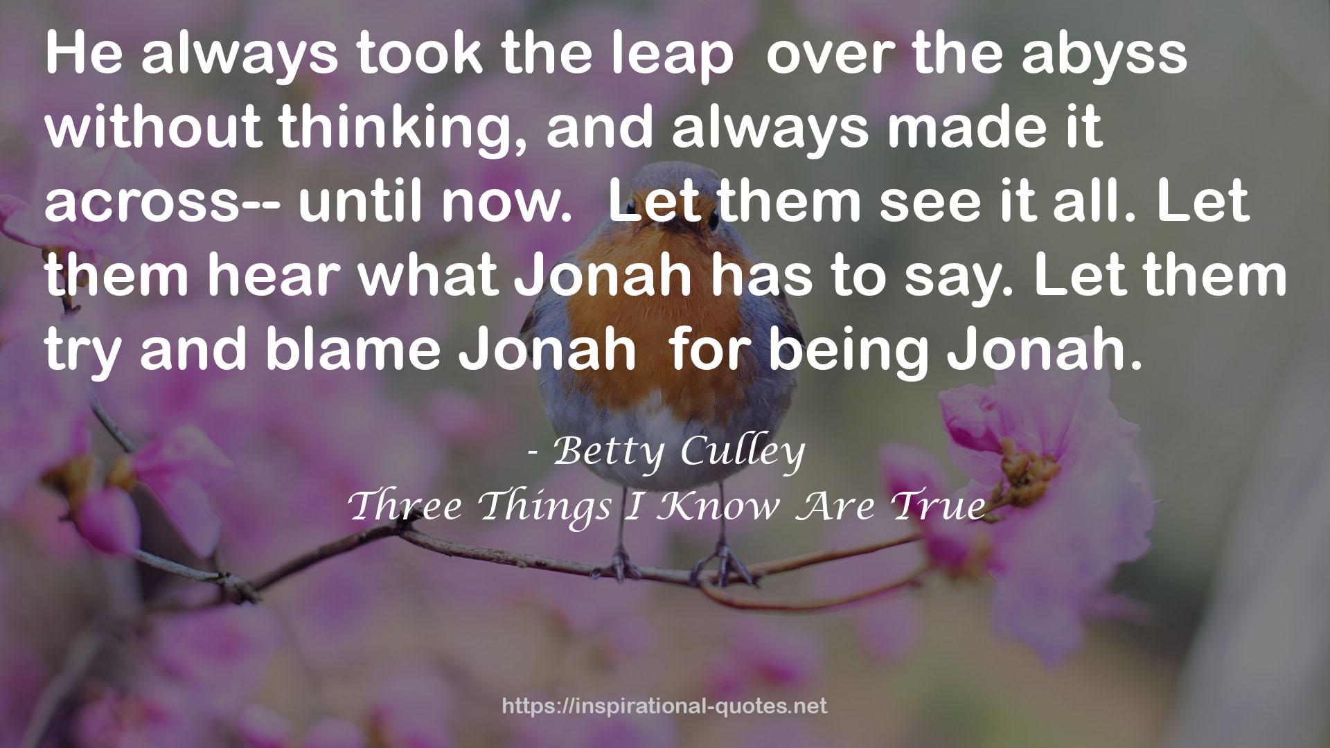 Betty Culley QUOTES