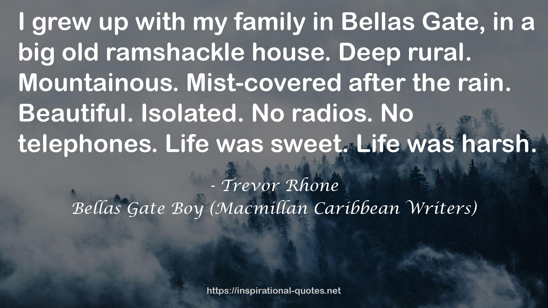 Trevor Rhone QUOTES