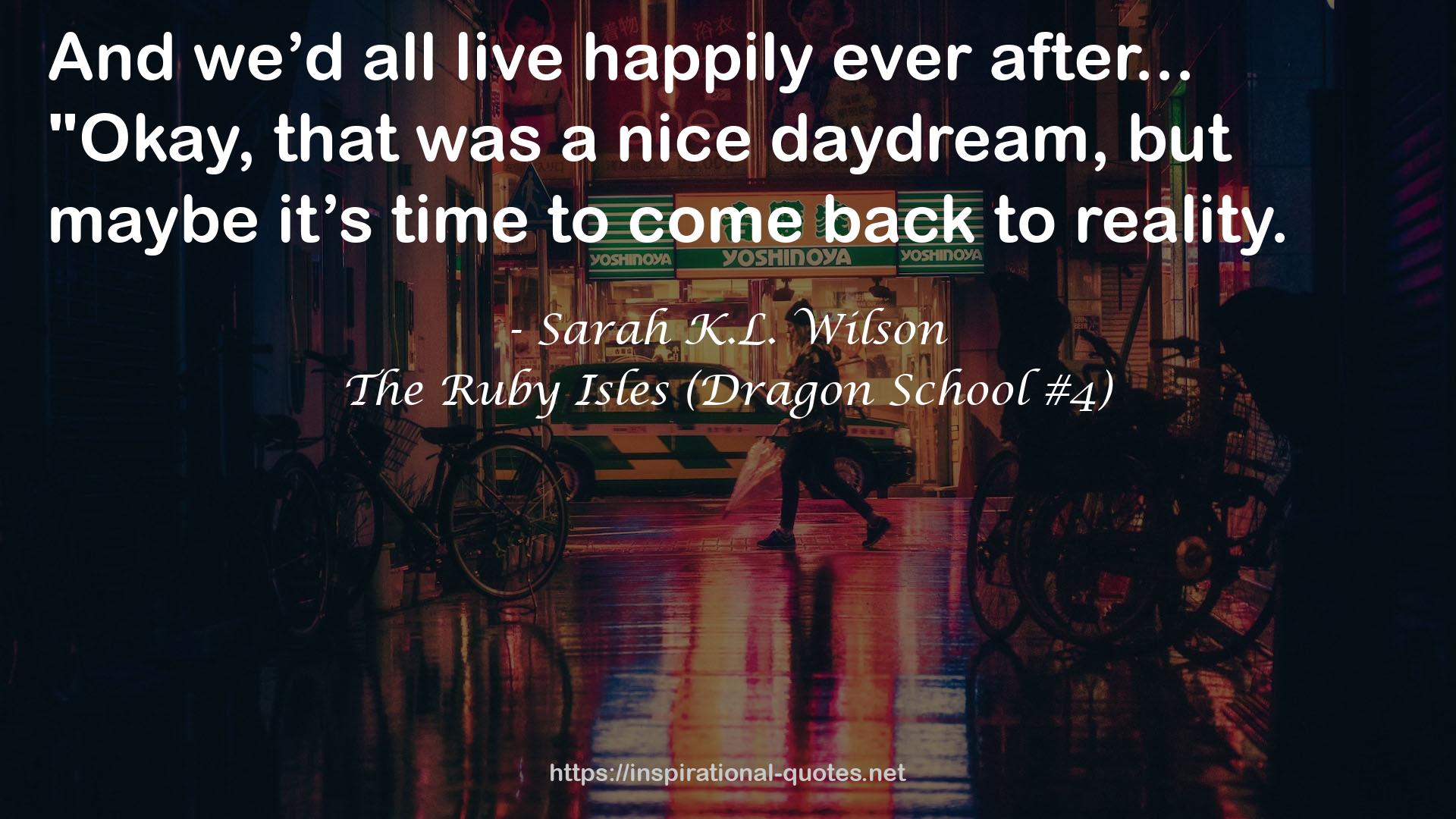 The Ruby Isles (Dragon School #4) QUOTES