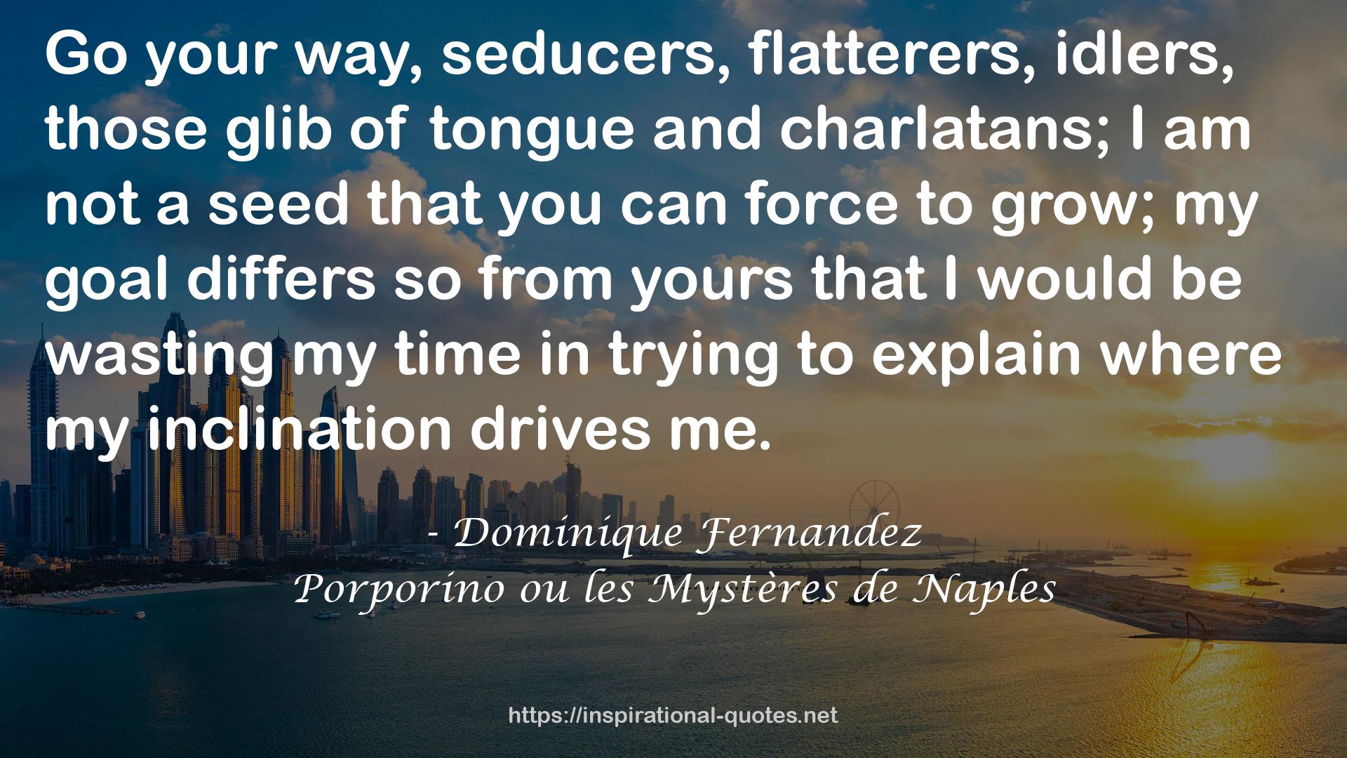 Porporino ou les Mystères de Naples QUOTES