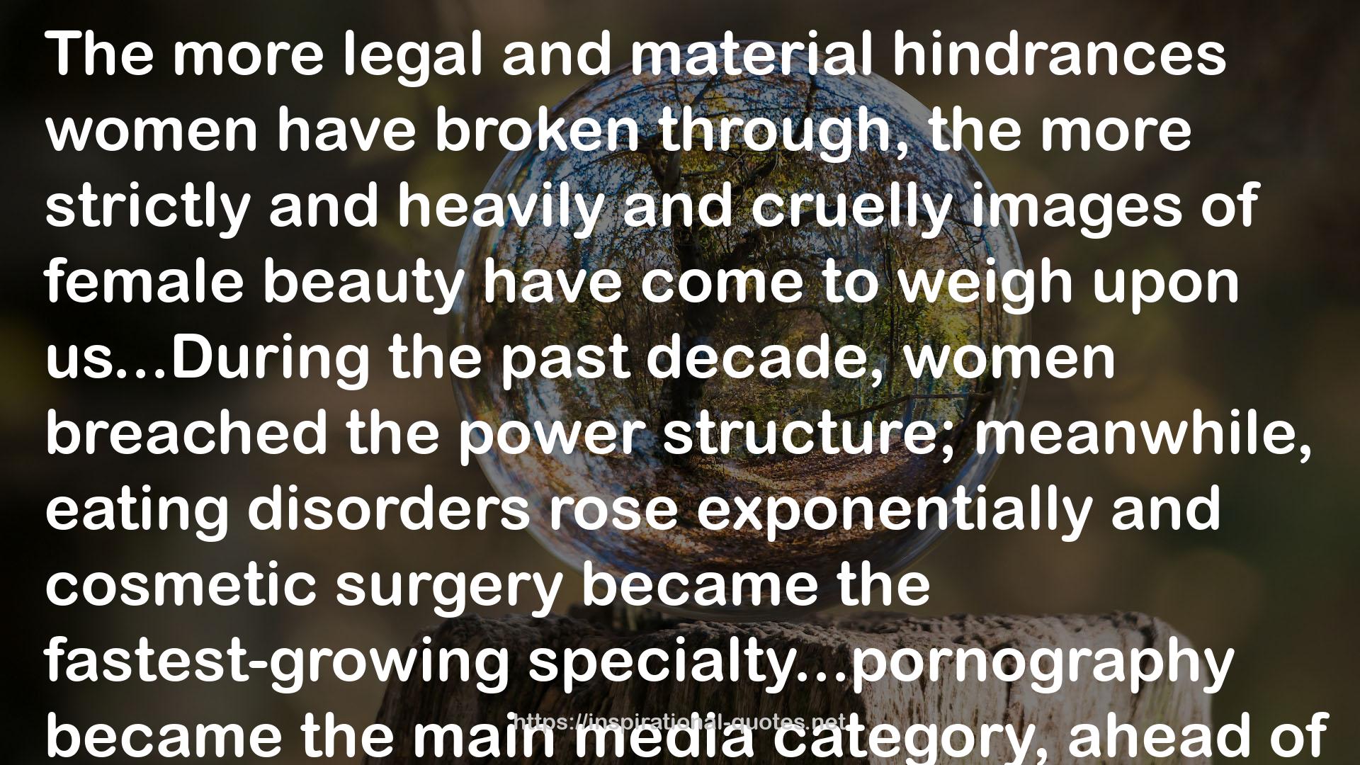 Cosmetic surgery  QUOTES