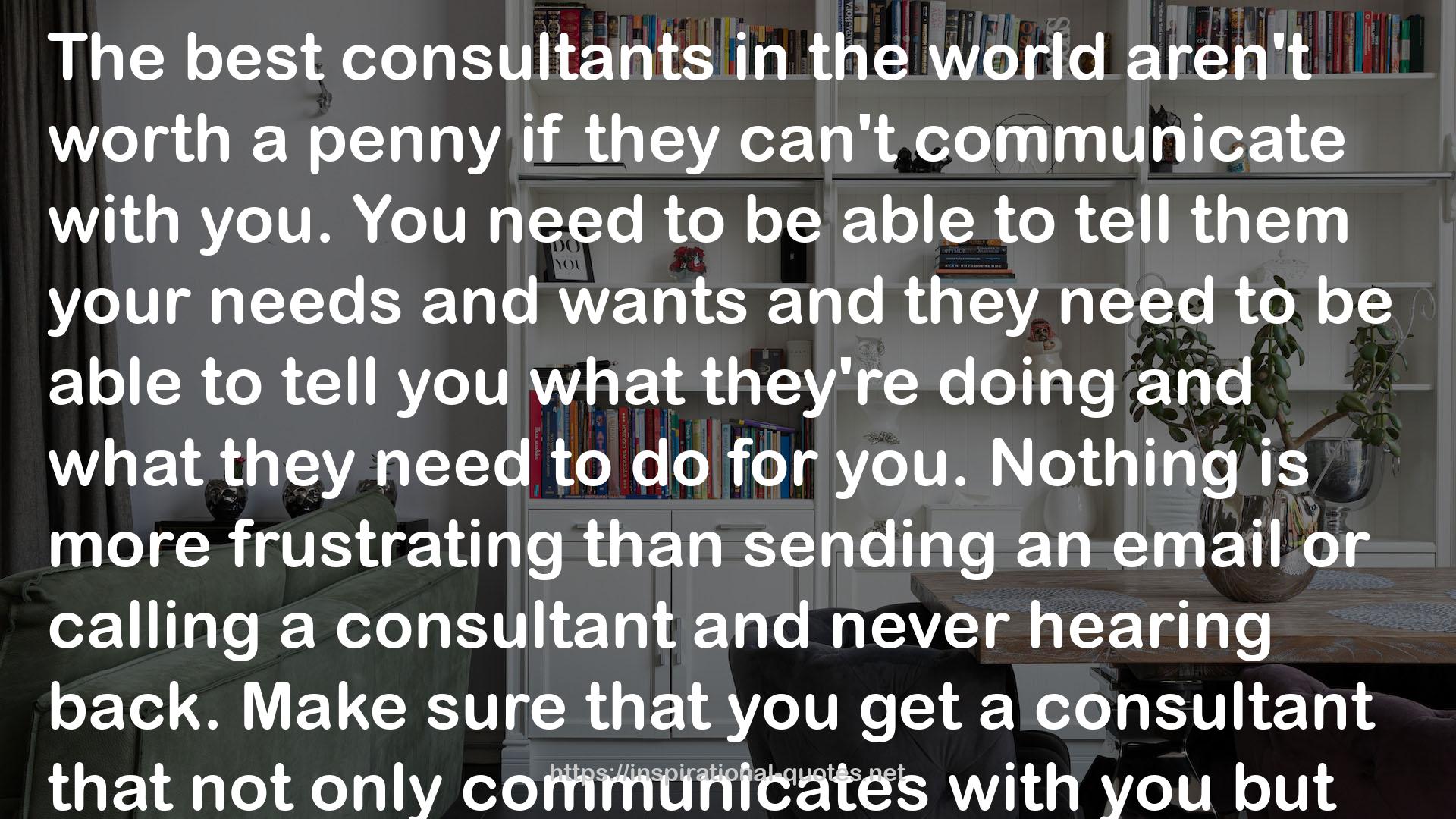 Search Engine Consultant QUOTES