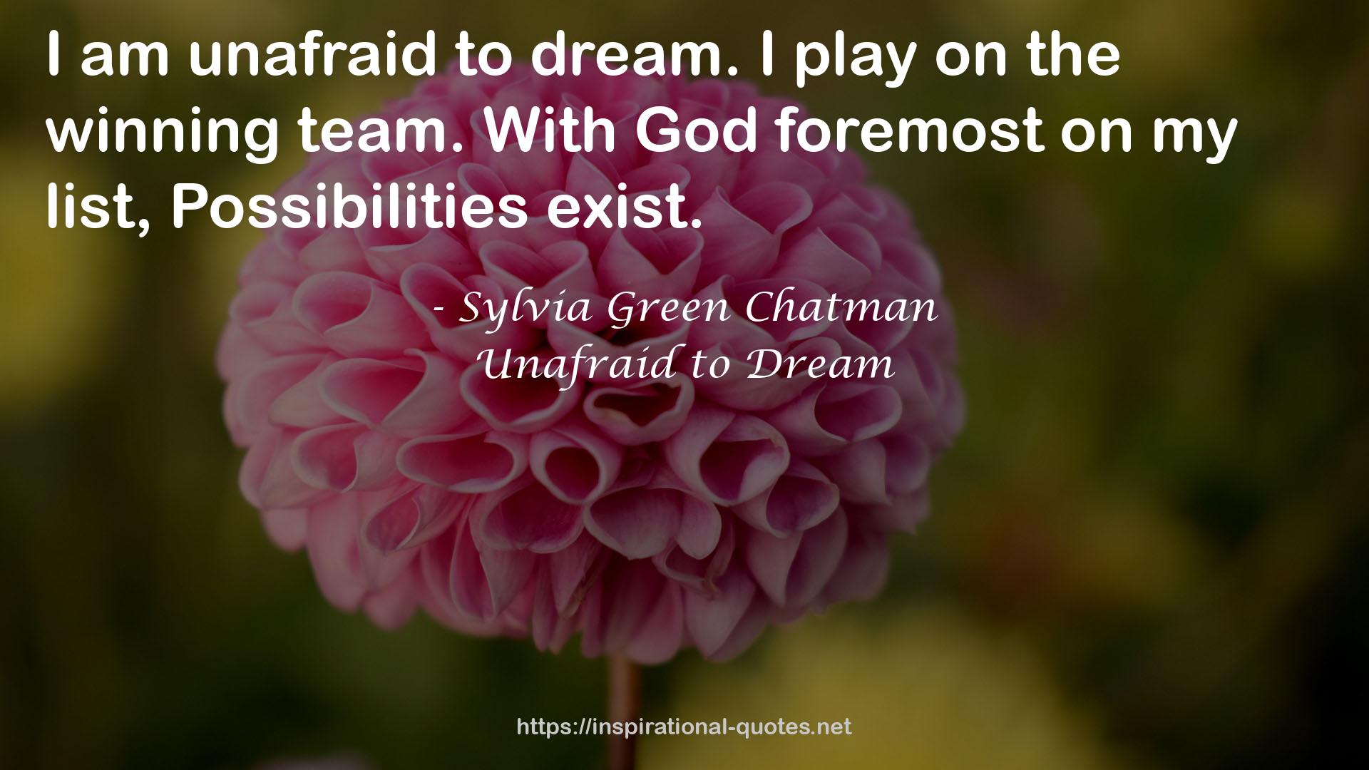 Sylvia Green Chatman QUOTES