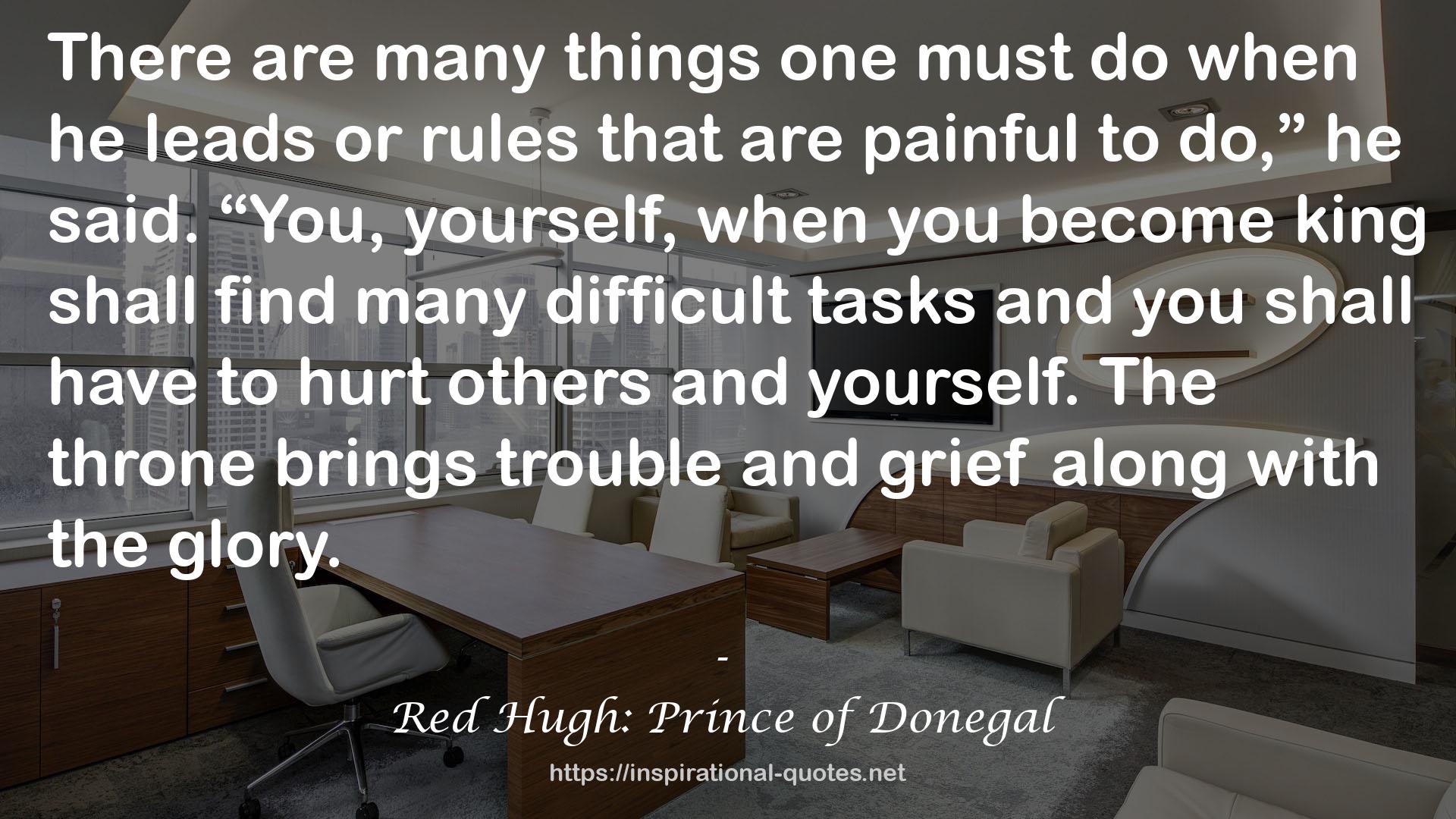 Red Hugh: Prince of Donegal QUOTES