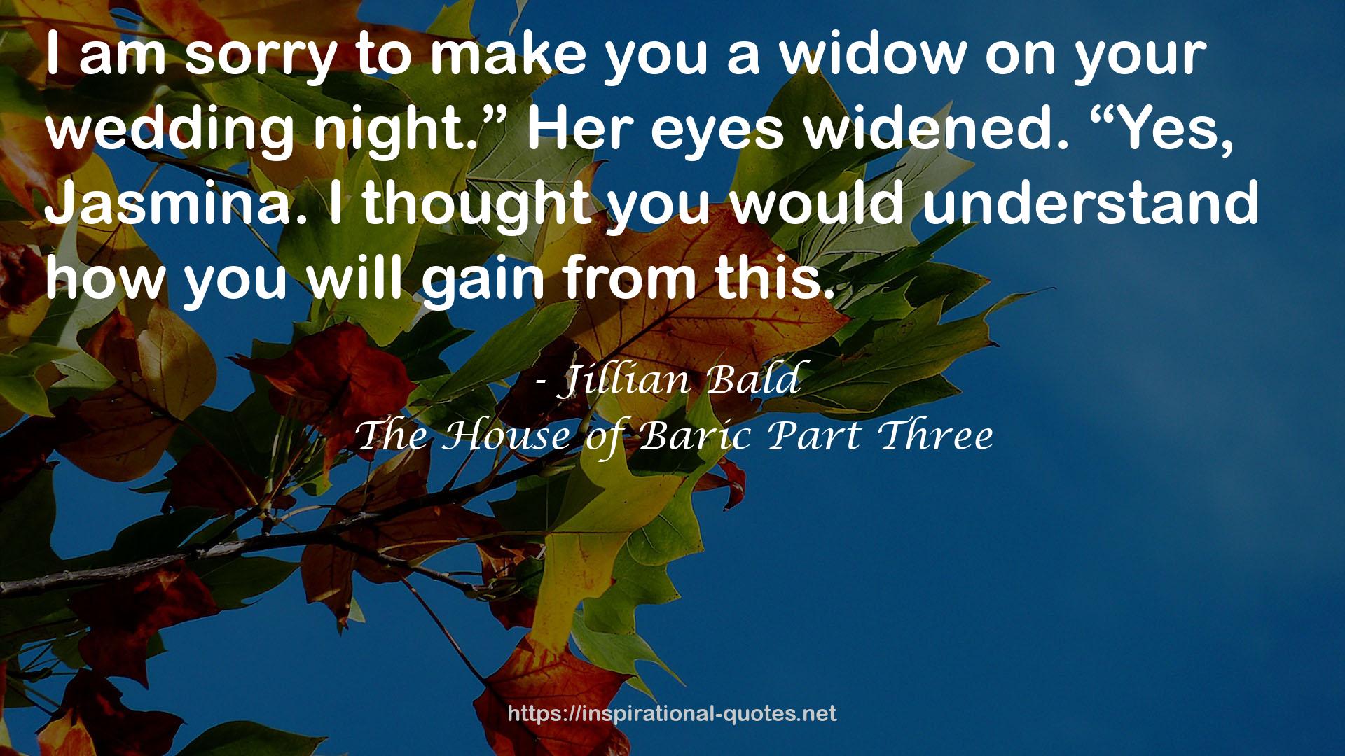 Jillian Bald QUOTES