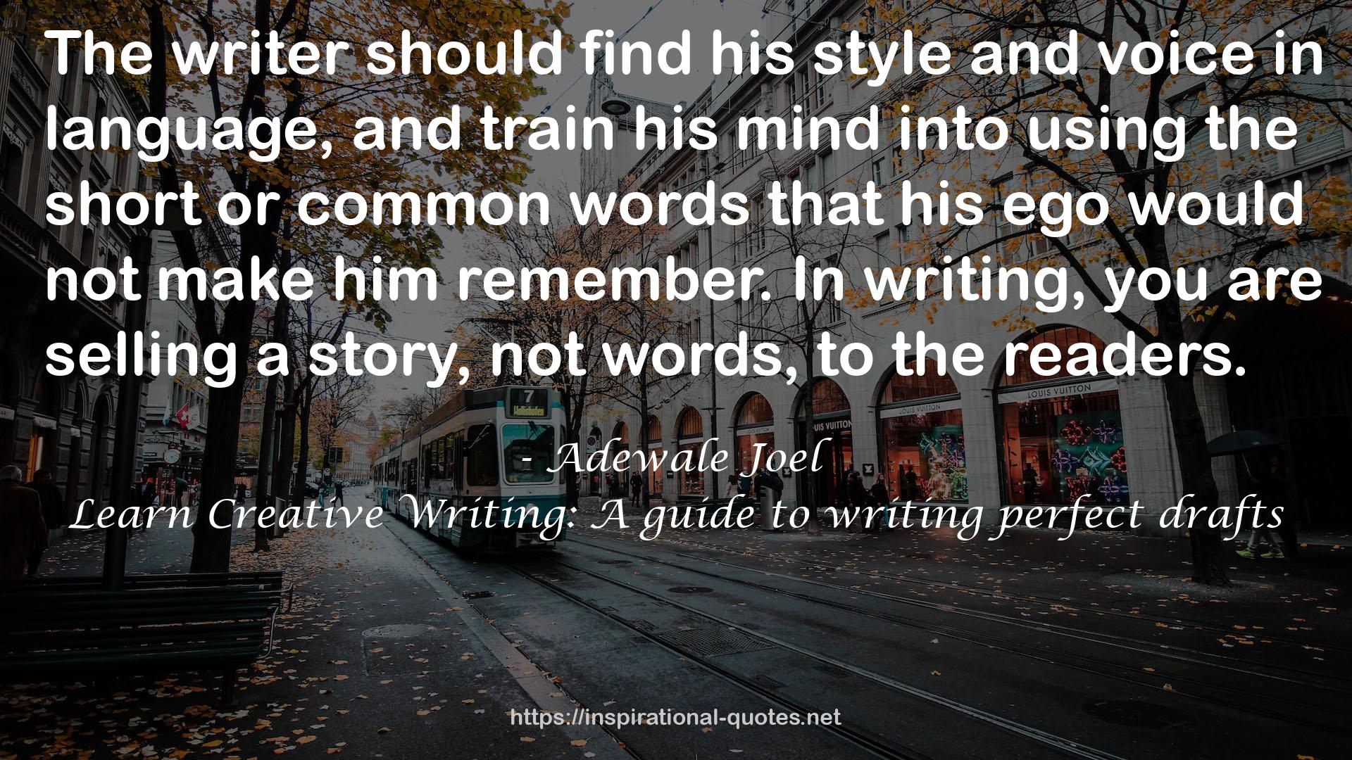 Adewale Joel QUOTES