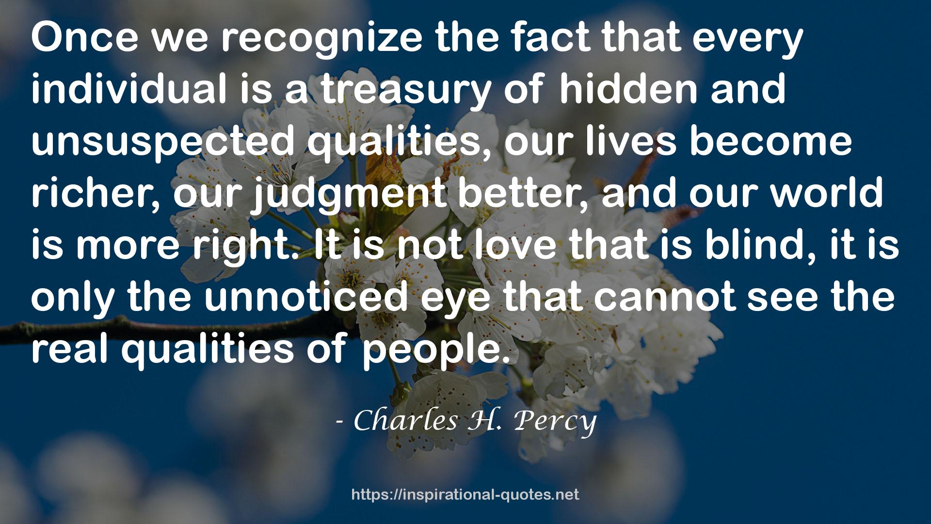 Charles H. Percy QUOTES