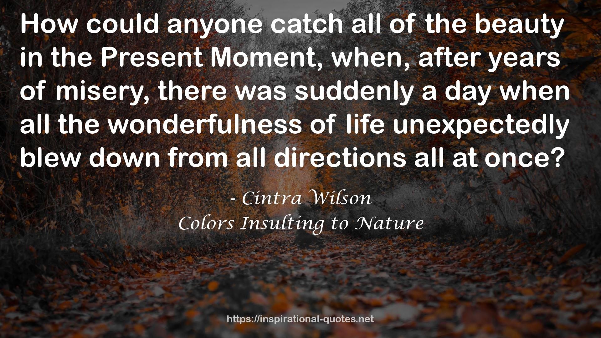 Colors Insulting to Nature QUOTES