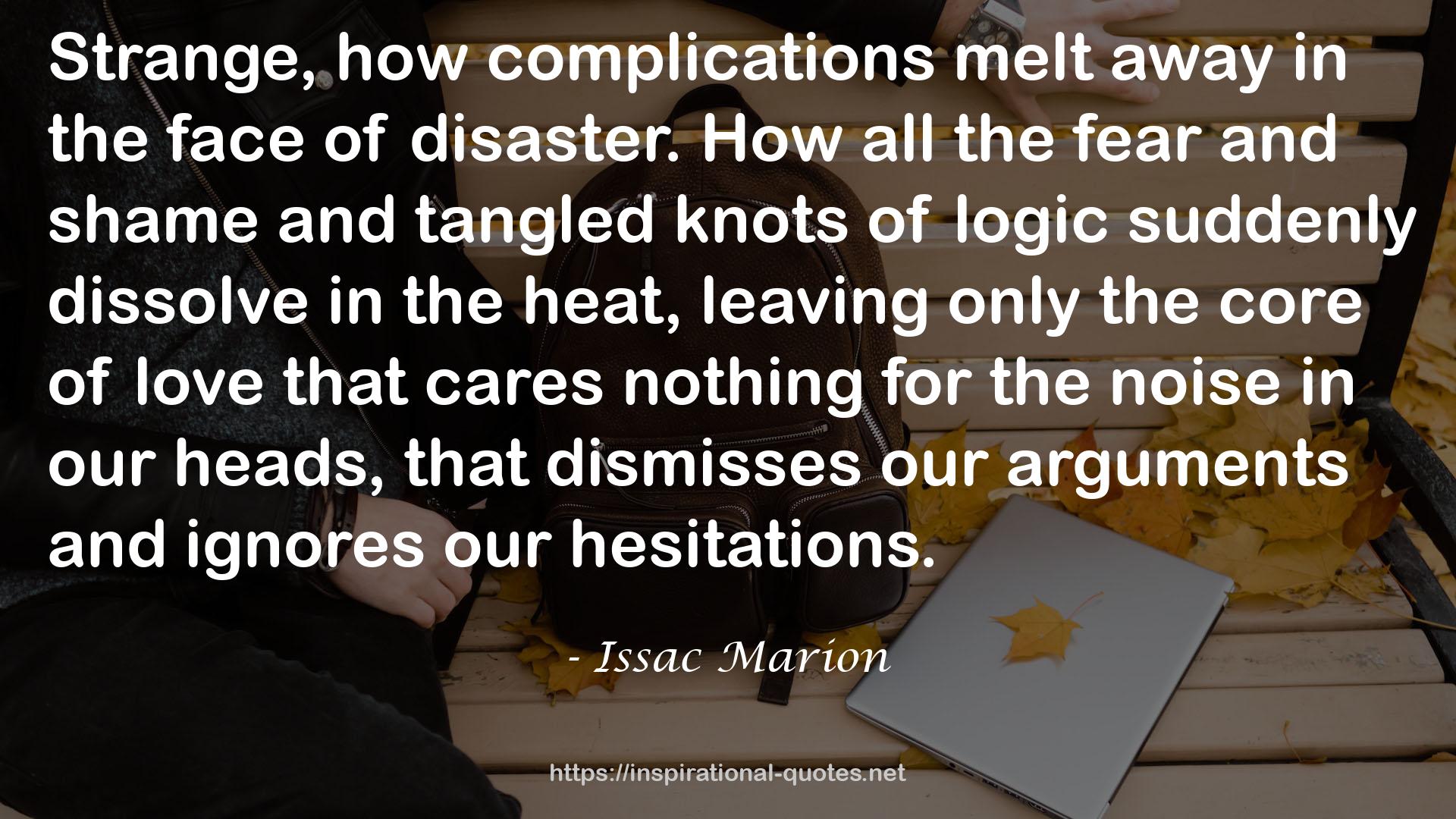 Issac Marion QUOTES