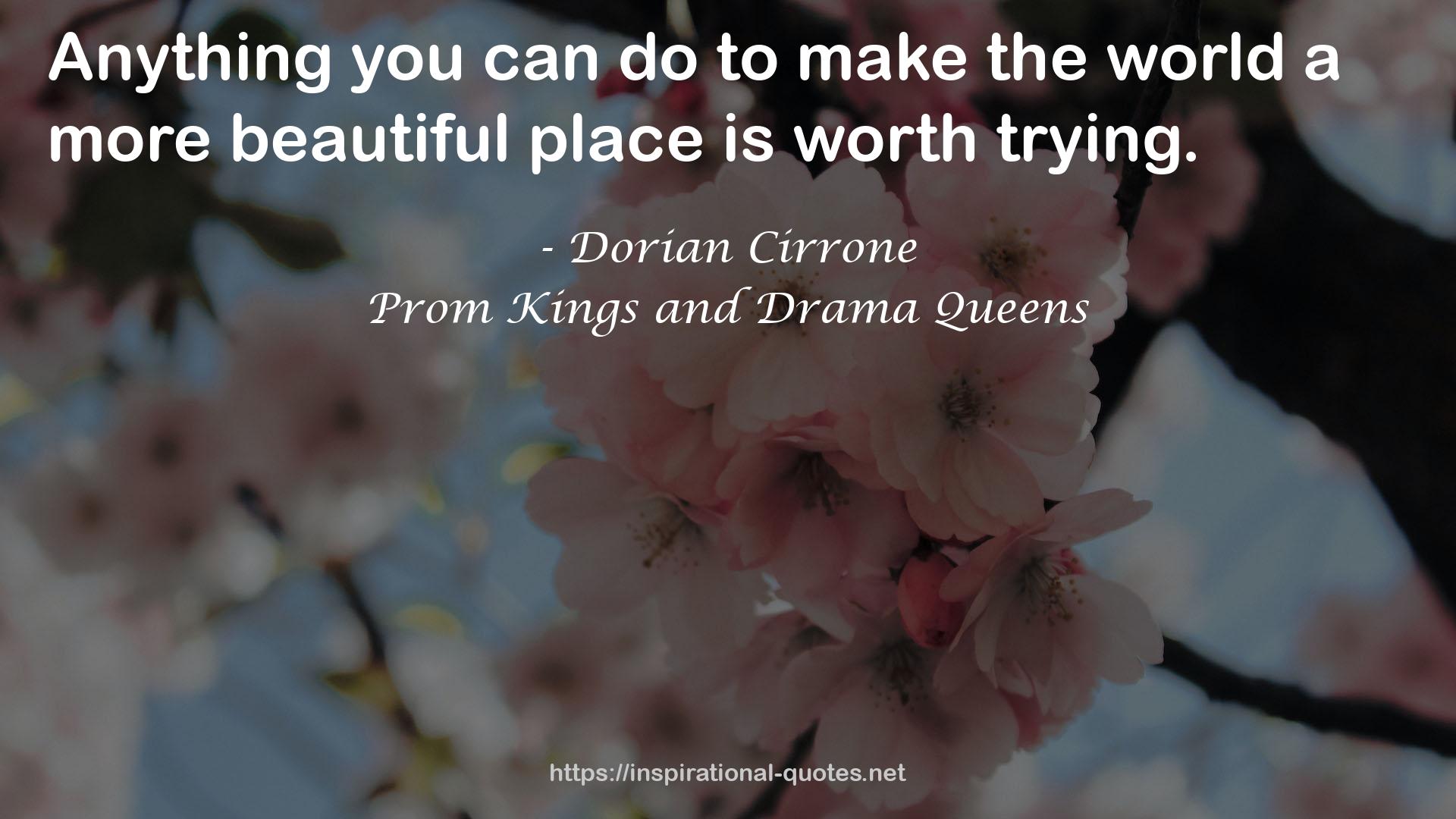 Prom Kings and Drama Queens QUOTES