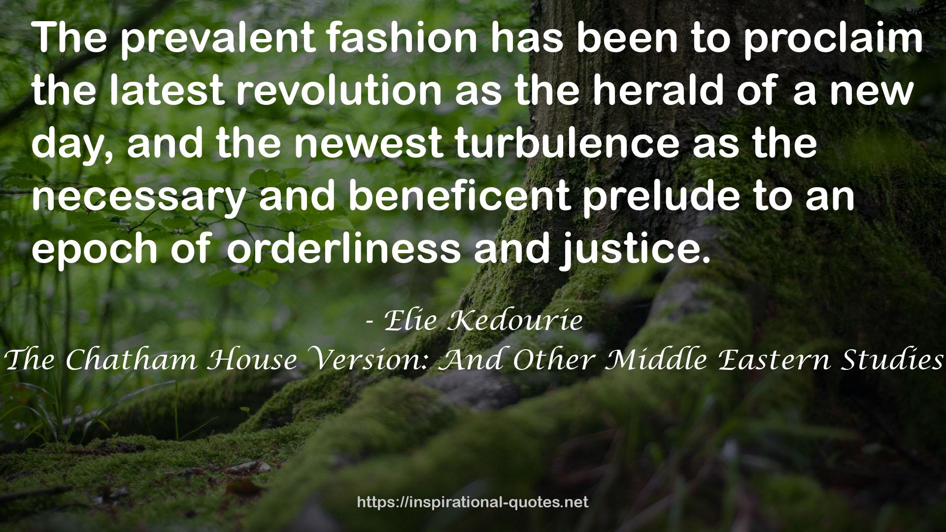 Elie Kedourie QUOTES