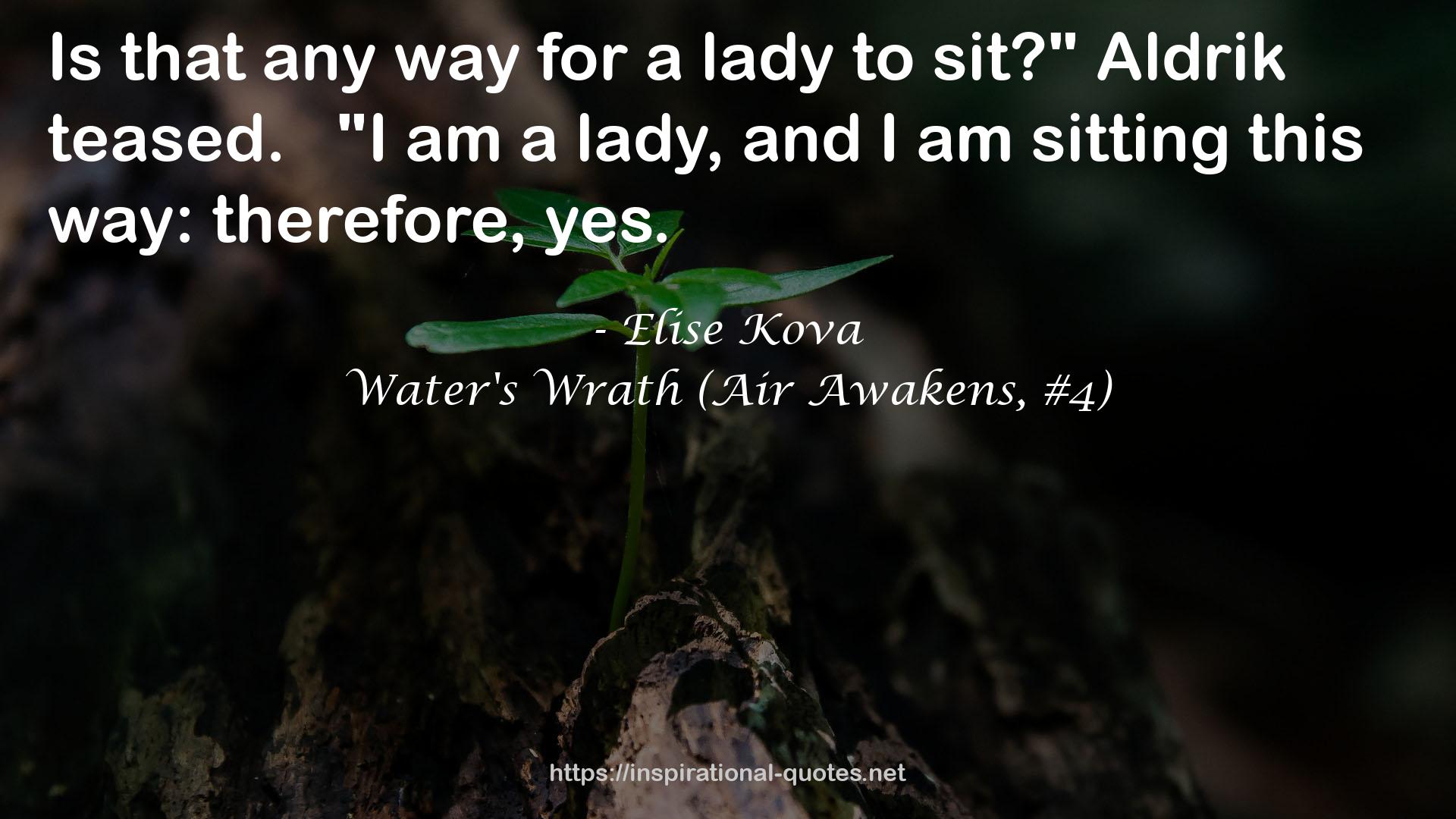 Water's Wrath (Air Awakens, #4) QUOTES