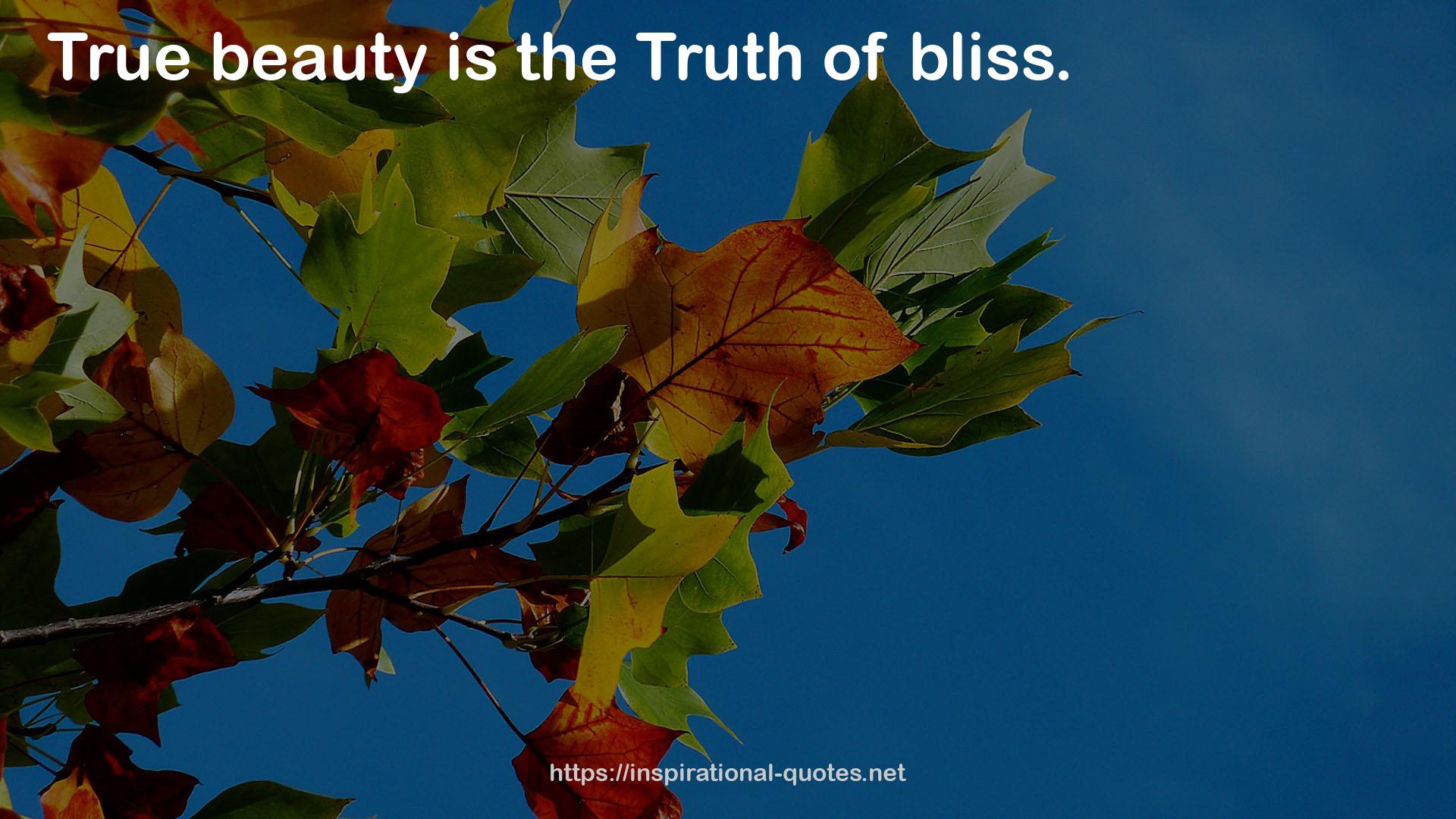 True beauty  QUOTES