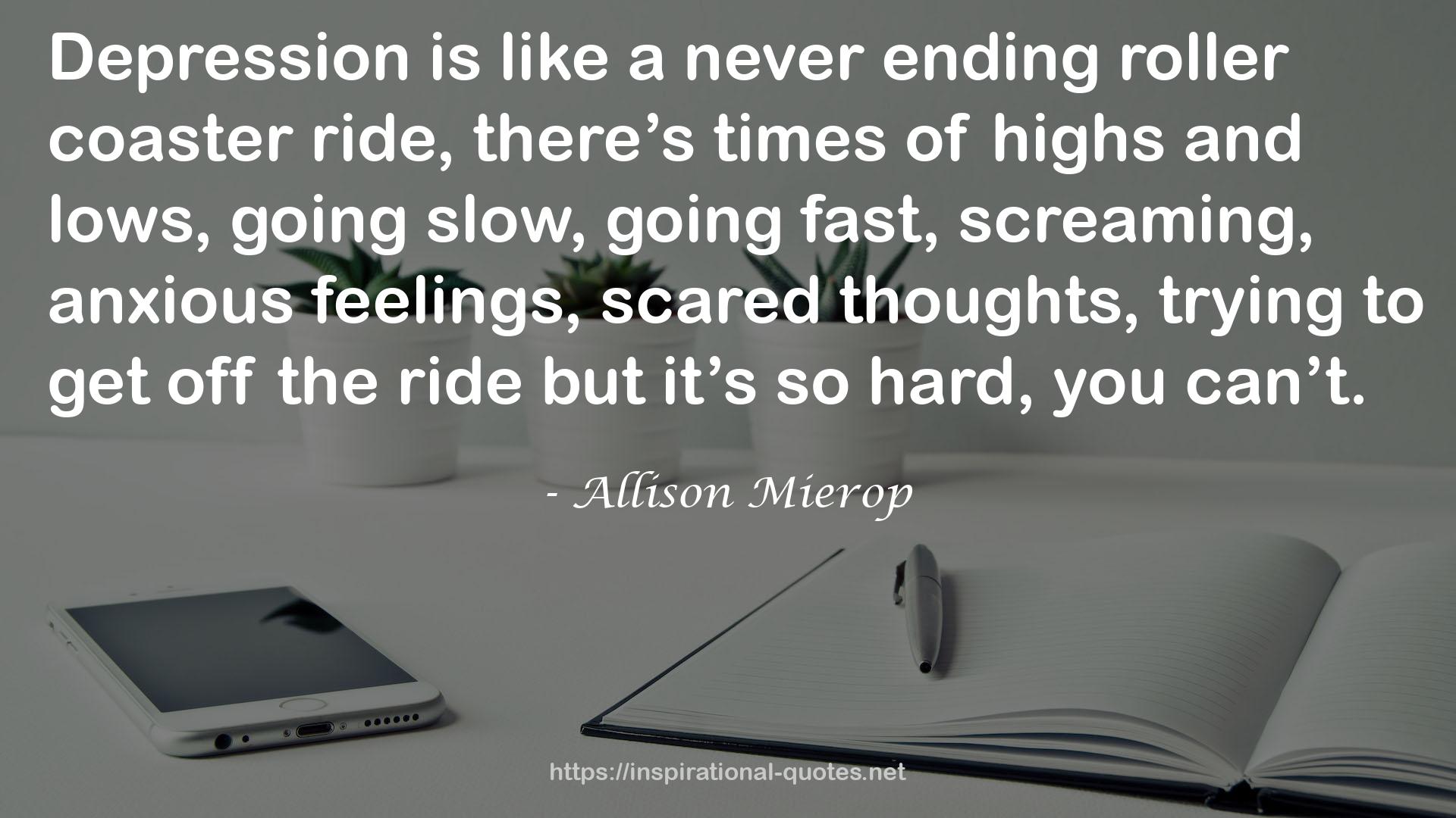 Allison Mierop QUOTES