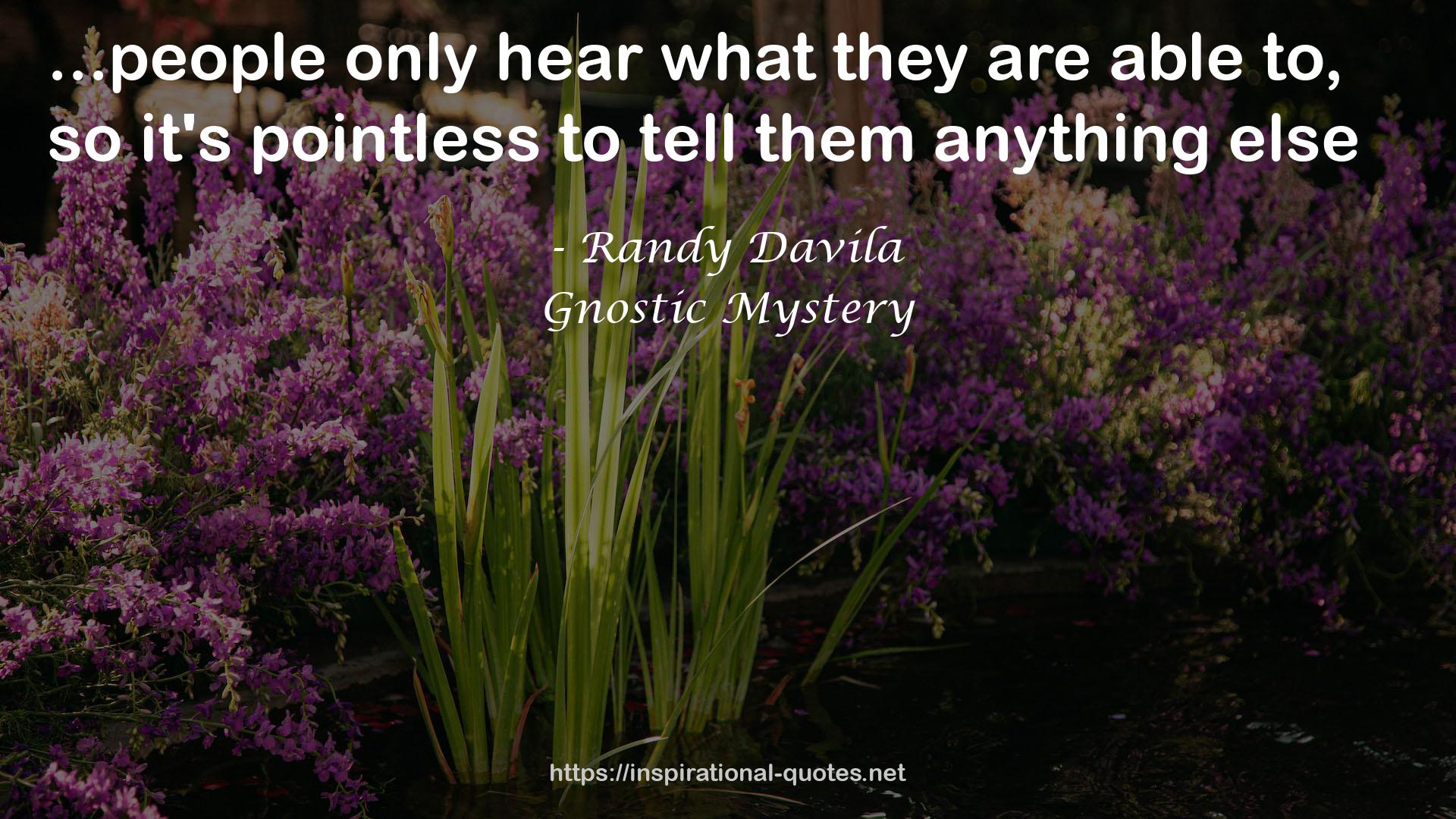 Gnostic Mystery QUOTES