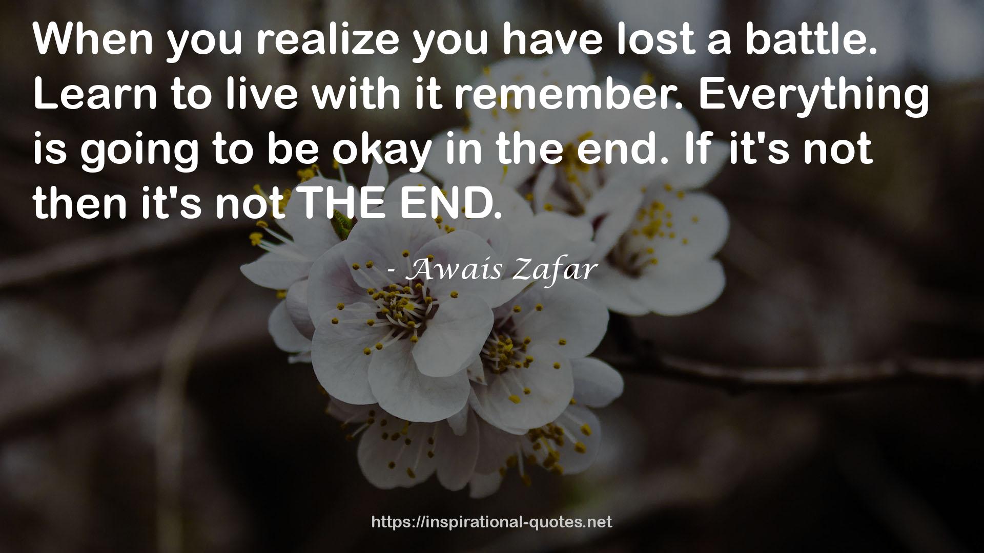 Awais Zafar QUOTES