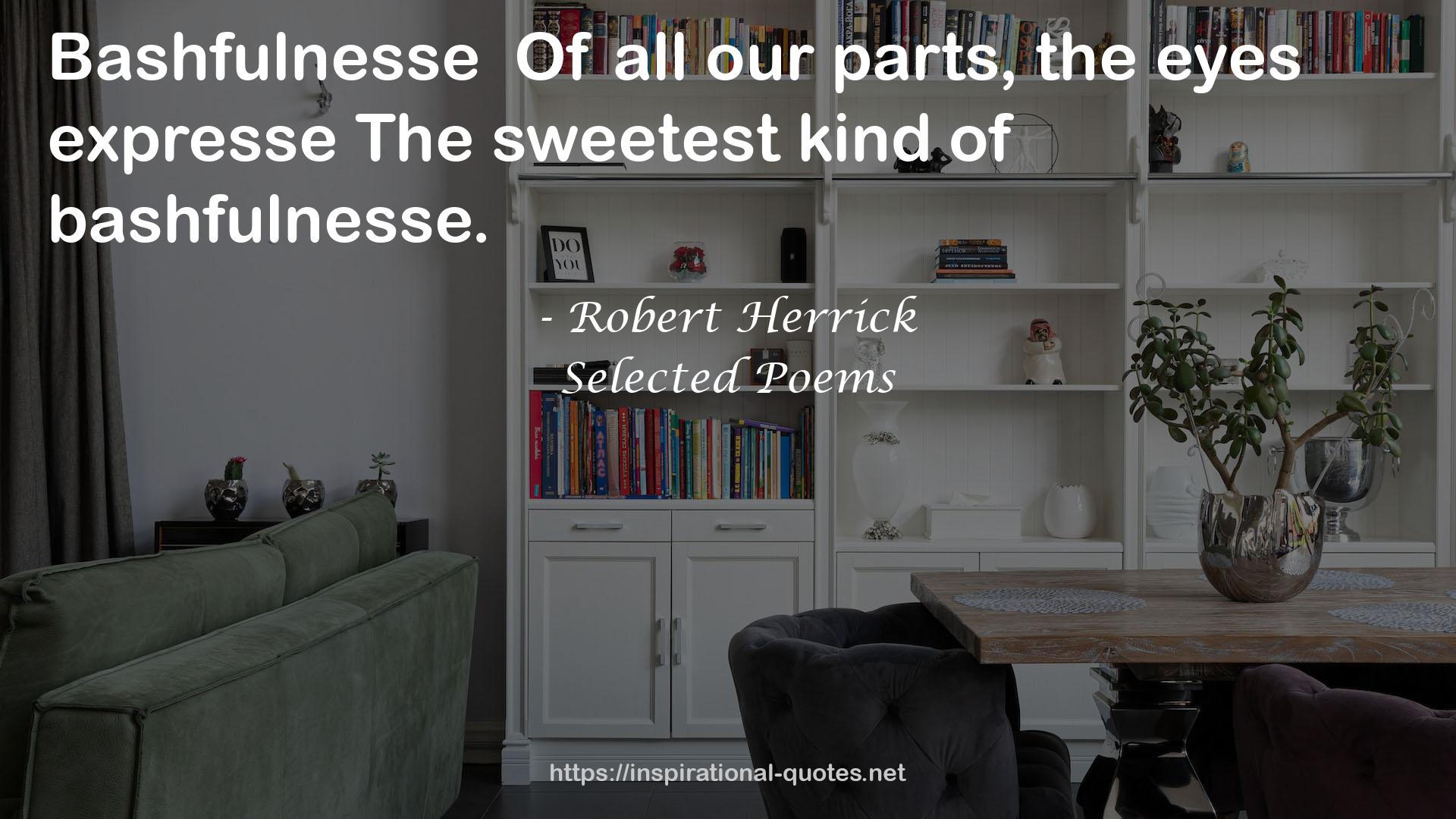 Selected Poems QUOTES