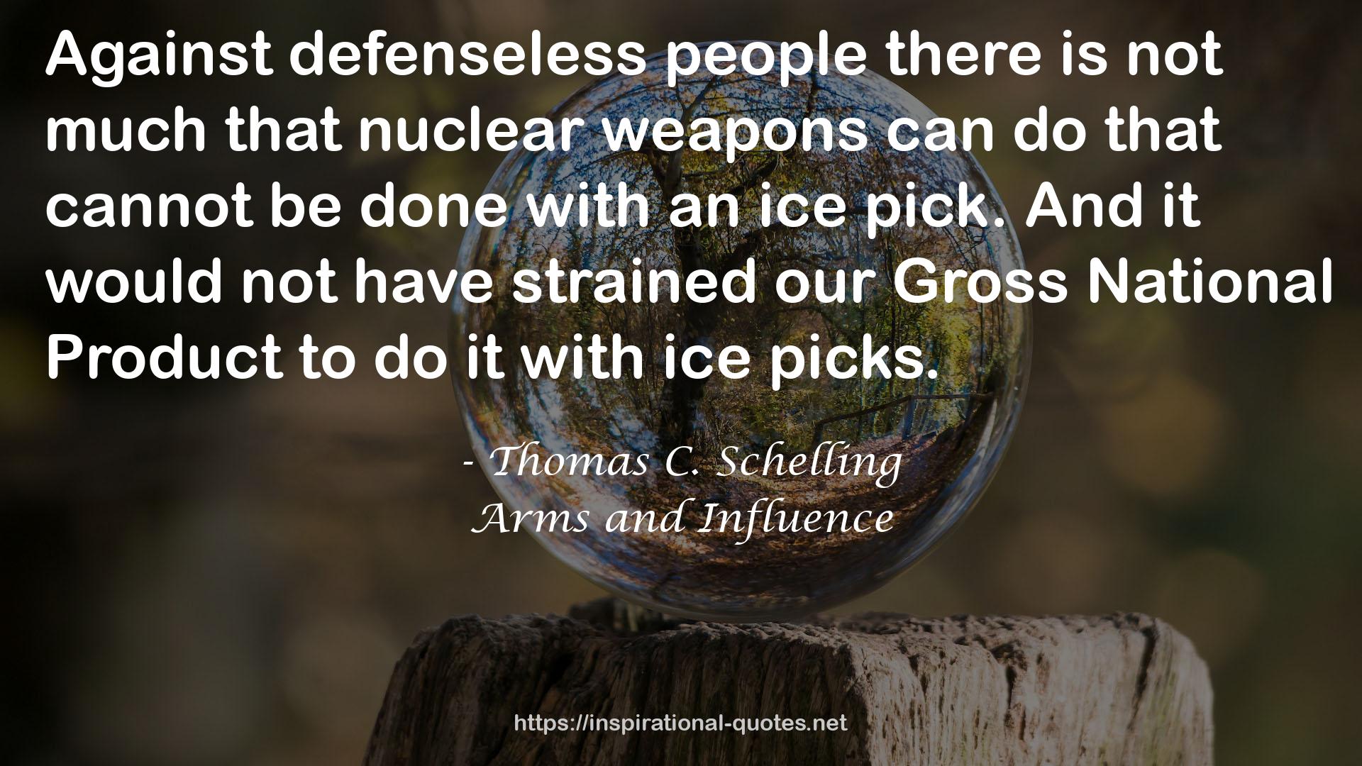 Thomas C. Schelling QUOTES