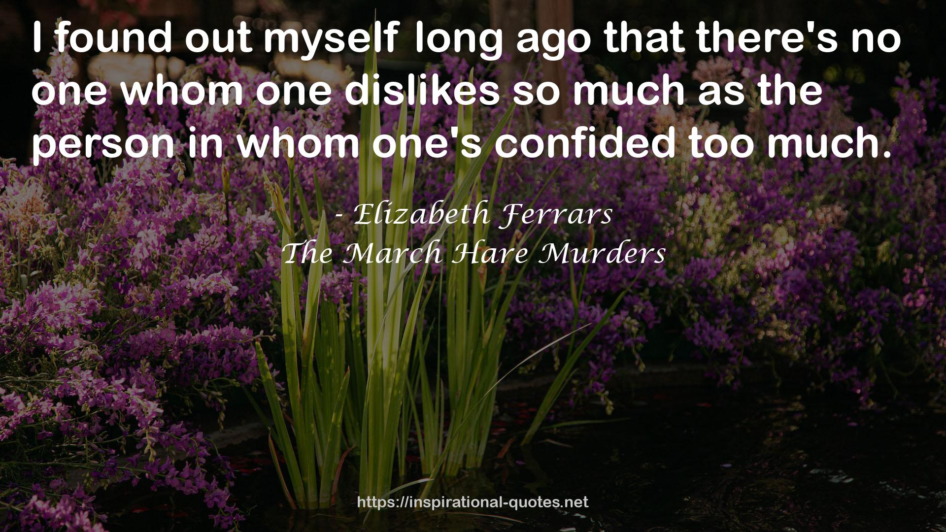 The March Hare Murders QUOTES