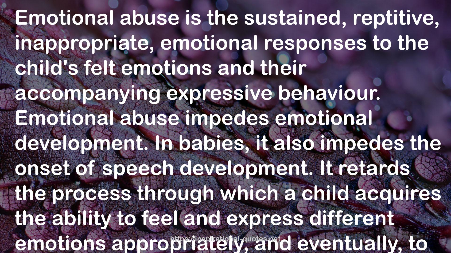 Identifying Emotional and Psychological Abuse: A Guide for Childcare Professionals QUOTES