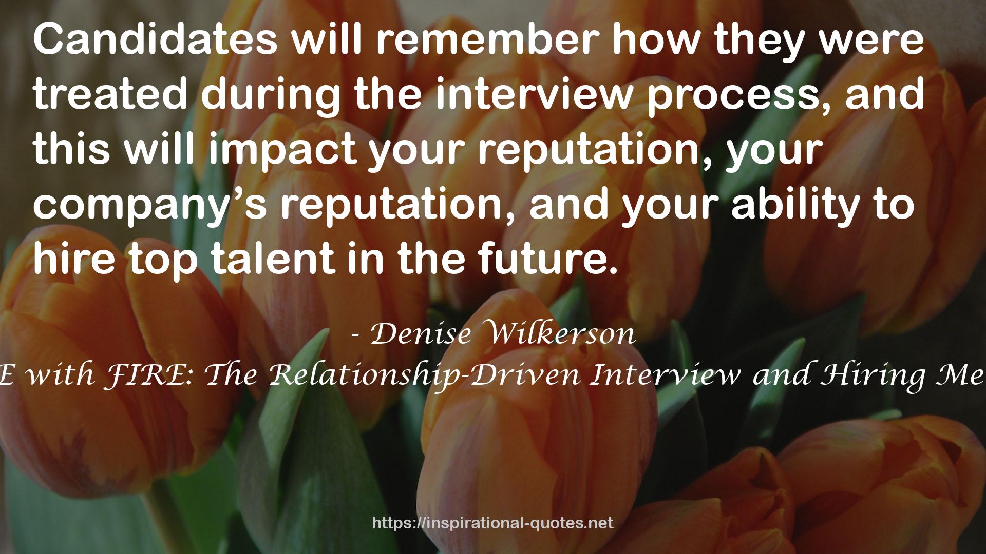 Denise Wilkerson QUOTES
