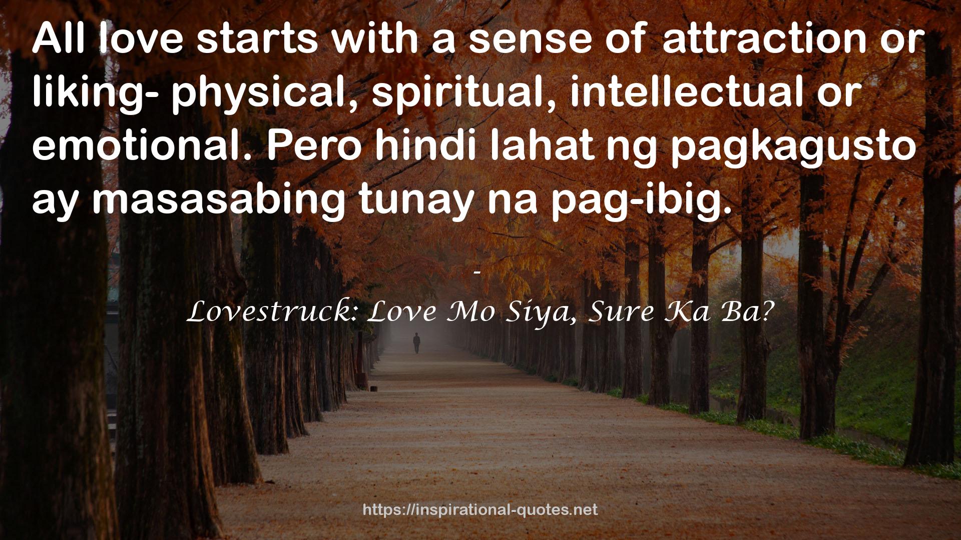 Lovestruck: Love Mo Siya, Sure Ka Ba? QUOTES