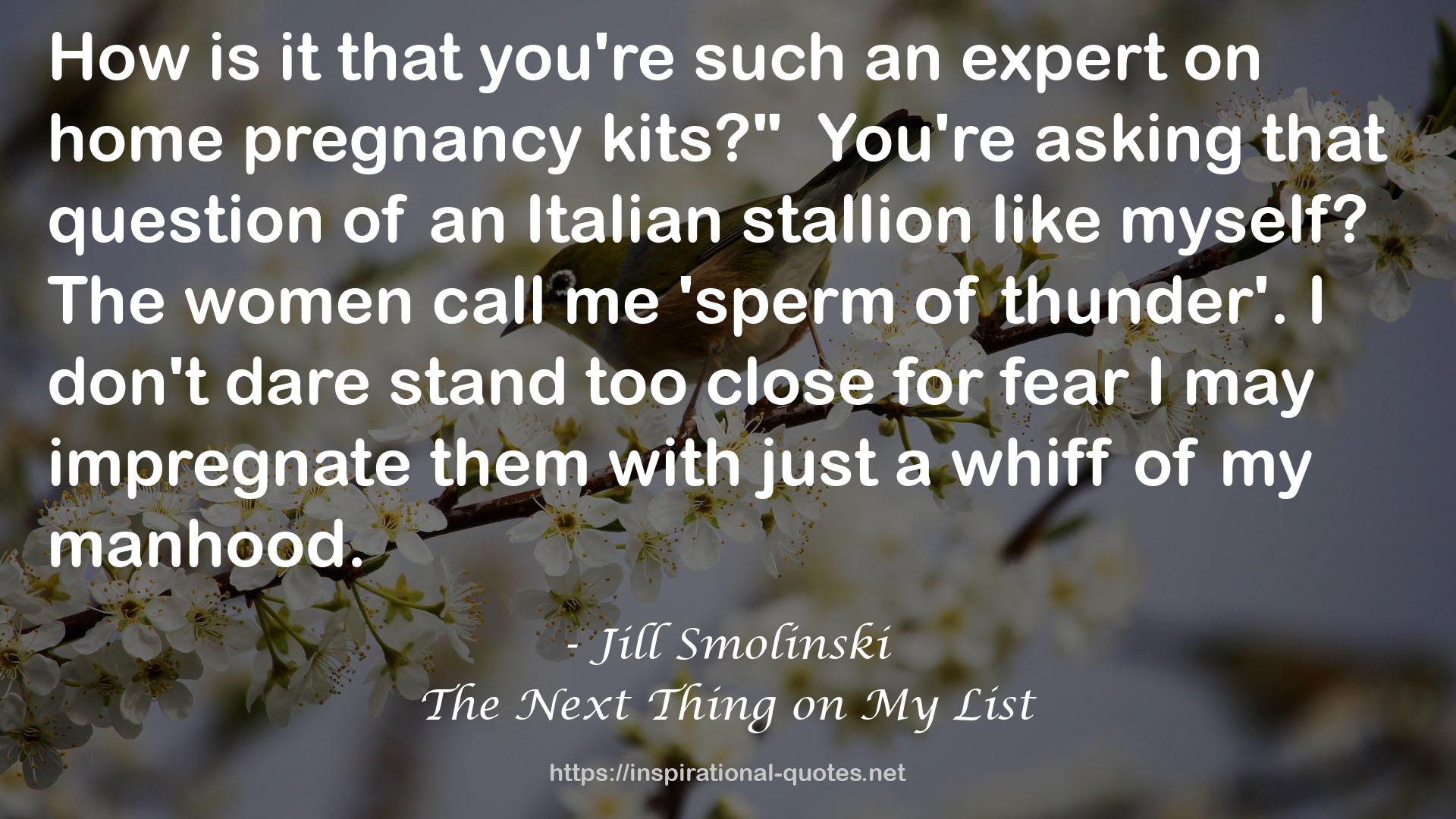 Jill Smolinski QUOTES