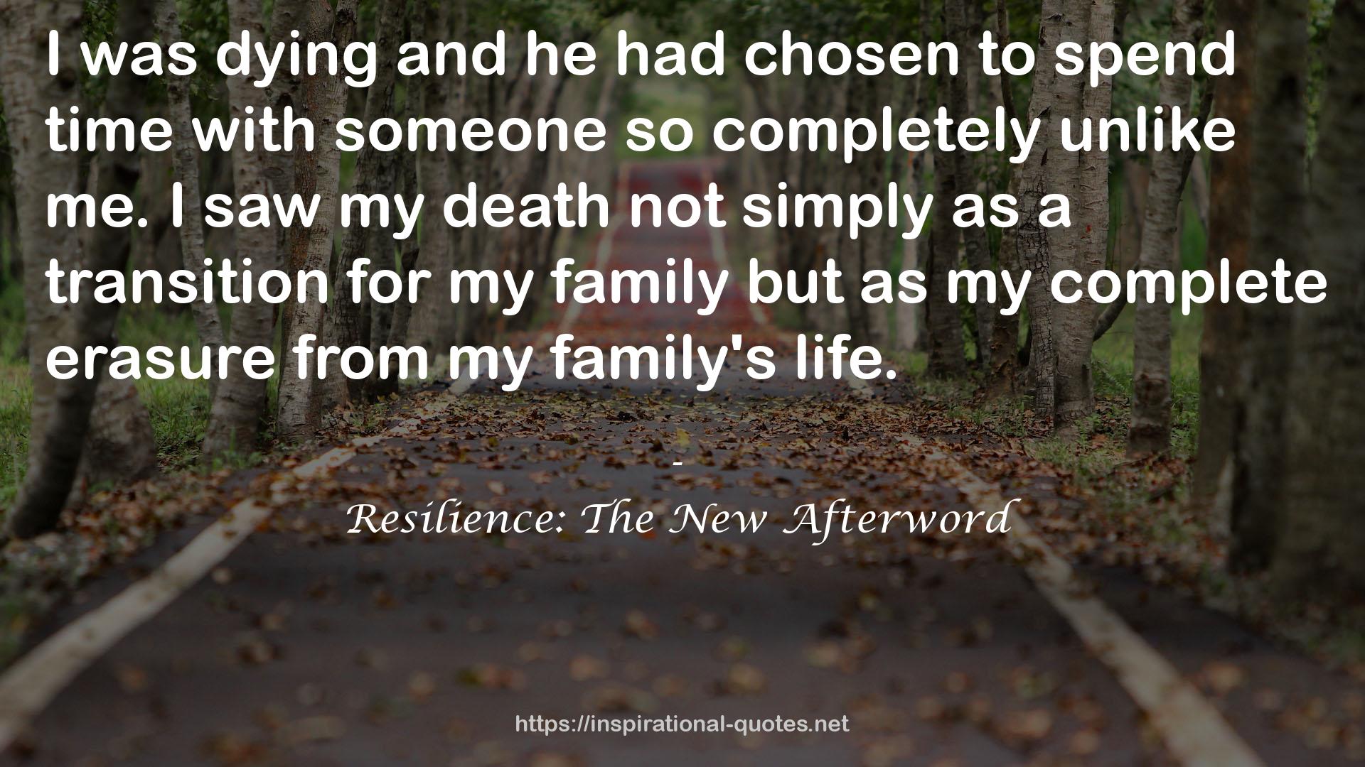 Resilience: The New Afterword QUOTES