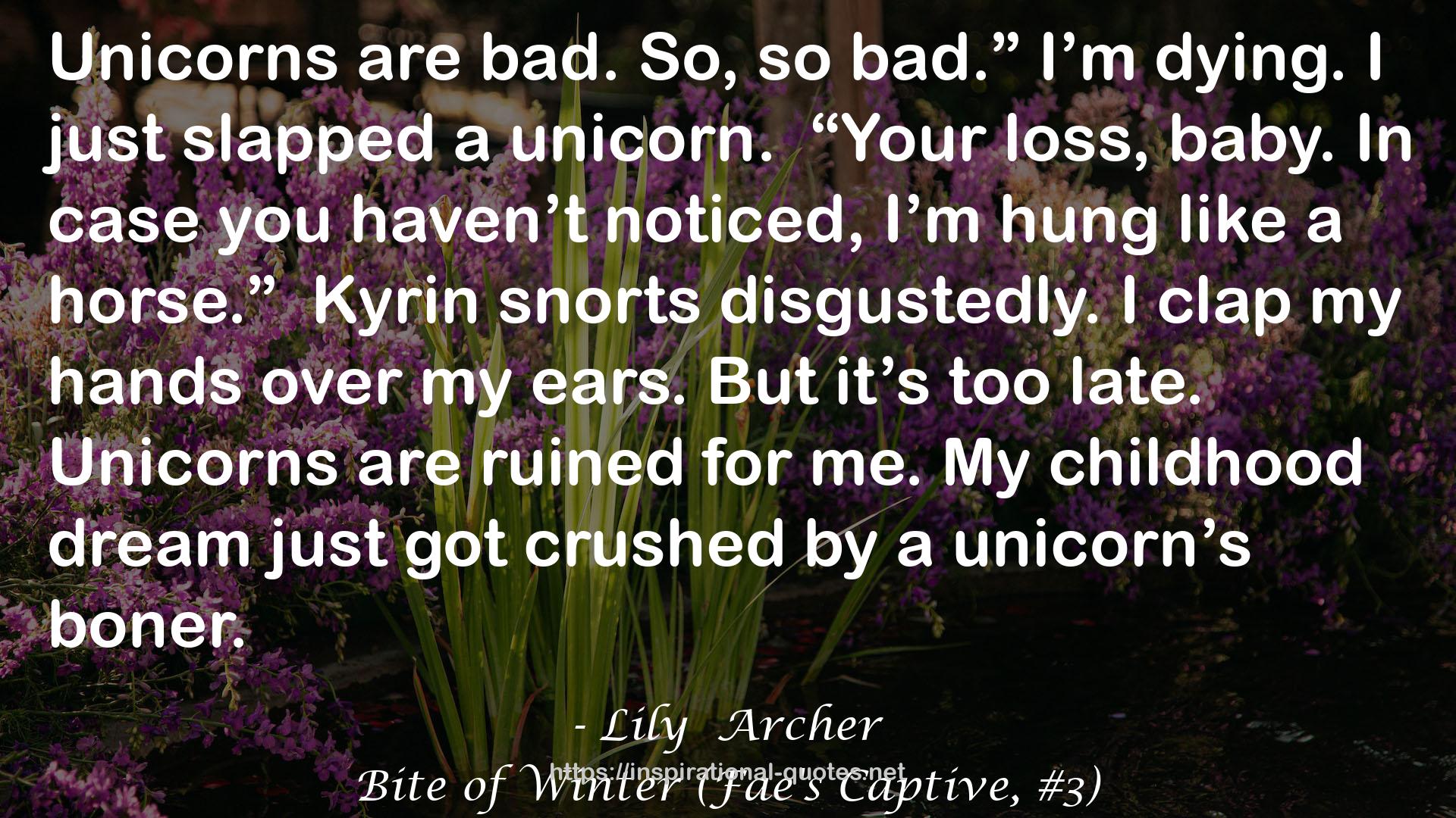 Lily  Archer QUOTES
