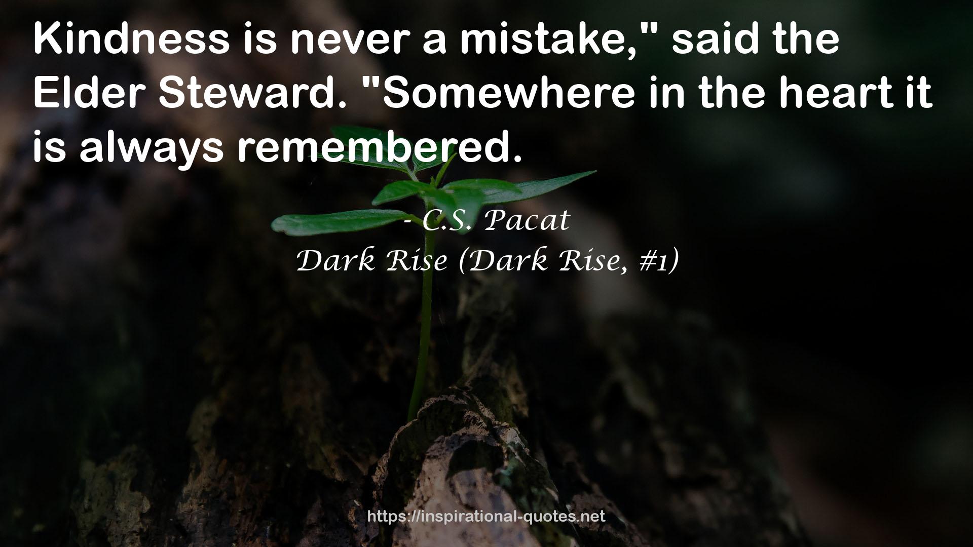 Dark Rise (Dark Rise, #1) QUOTES