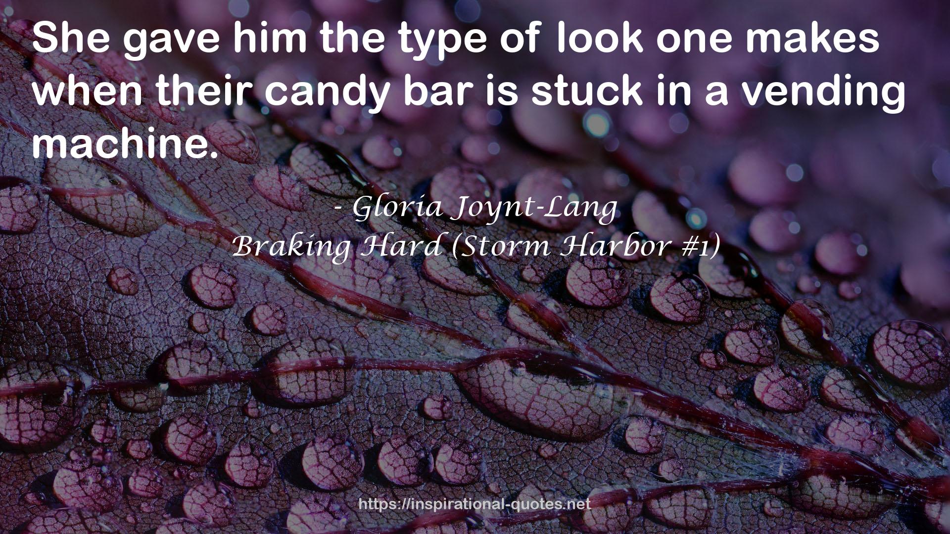 Braking Hard (Storm Harbor #1) QUOTES