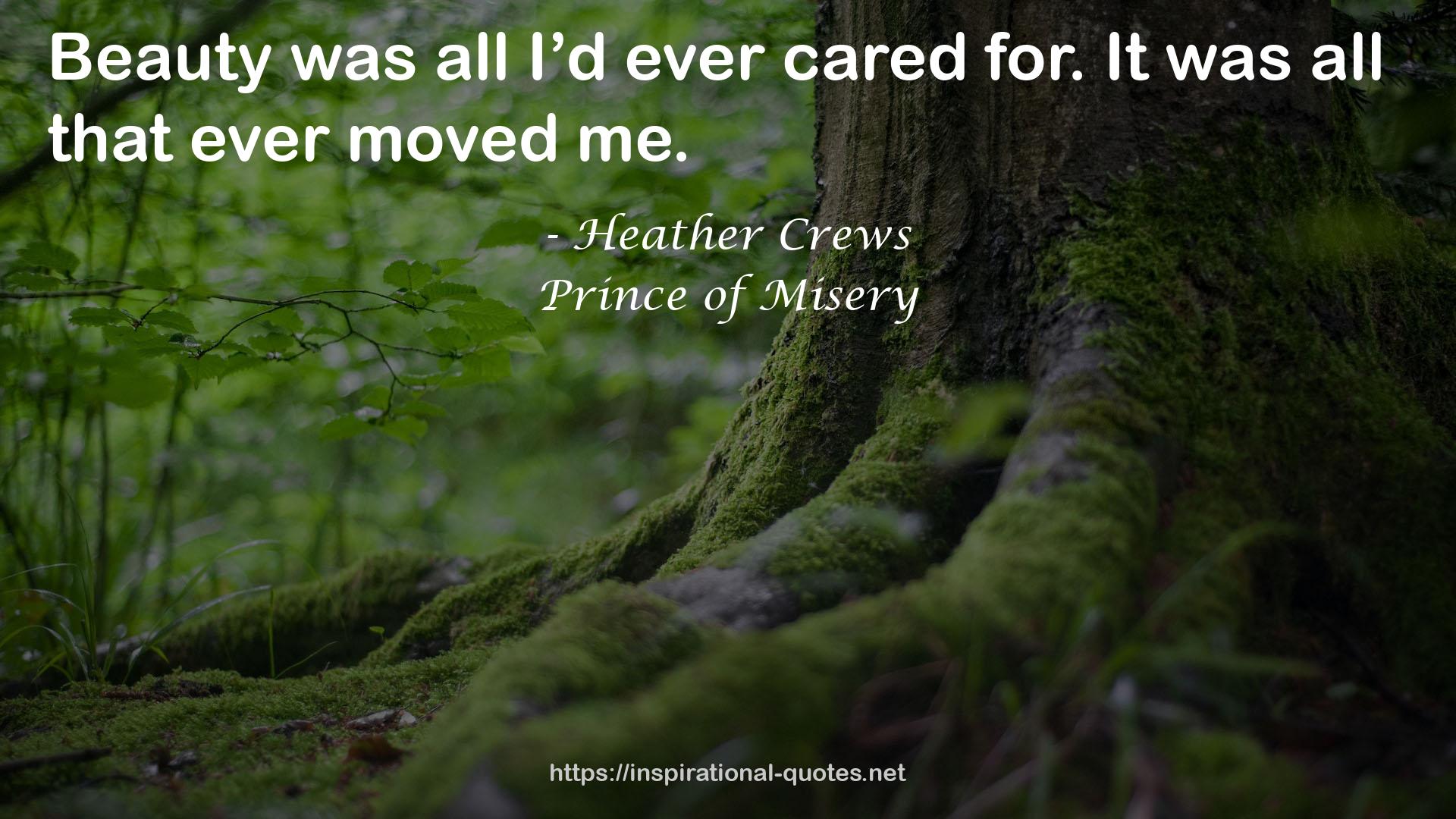 Prince of Misery QUOTES