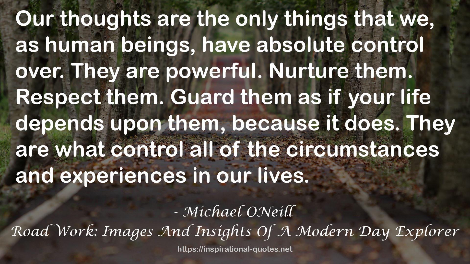 Michael ONeill QUOTES