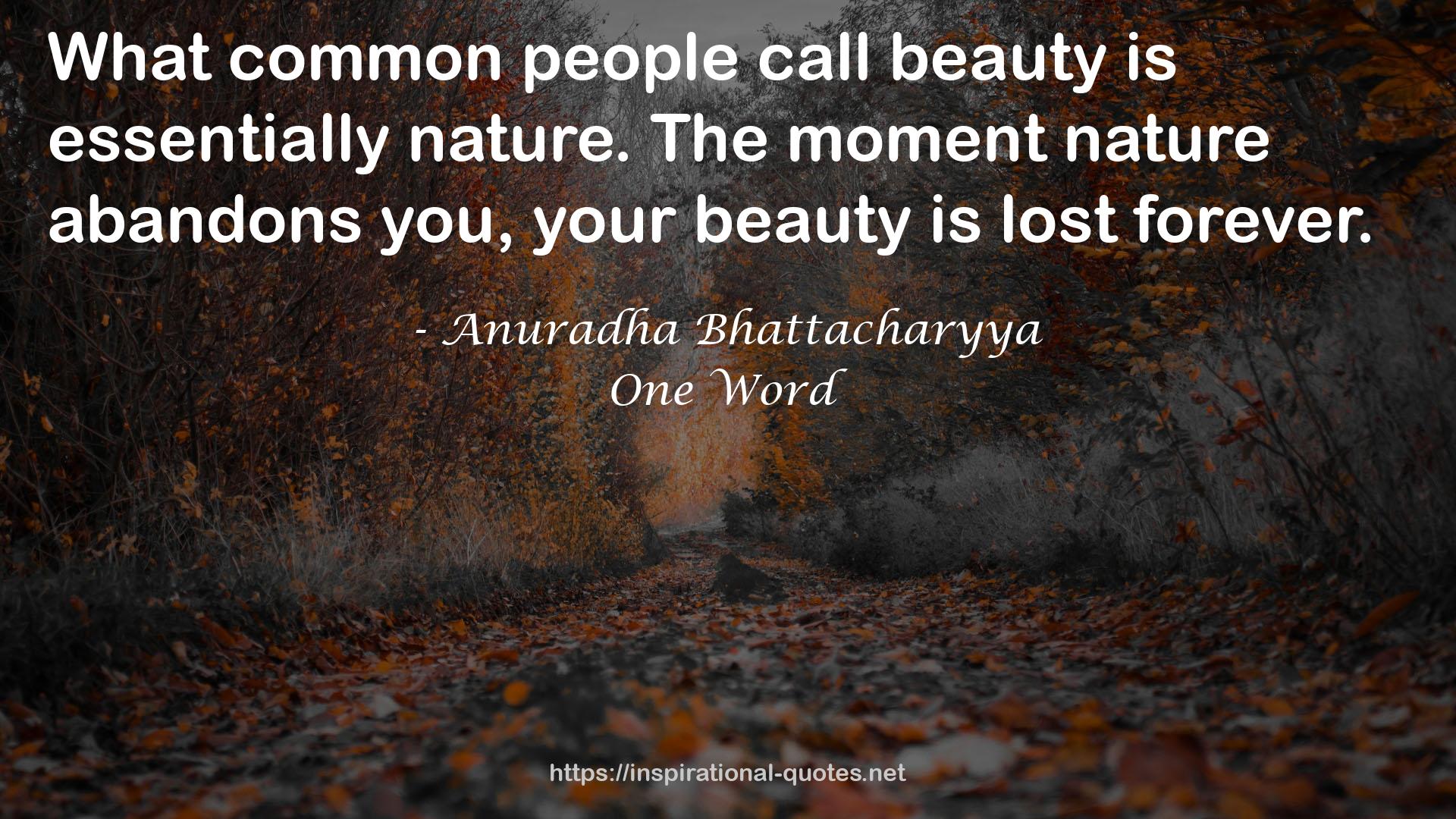 The moment nature  QUOTES