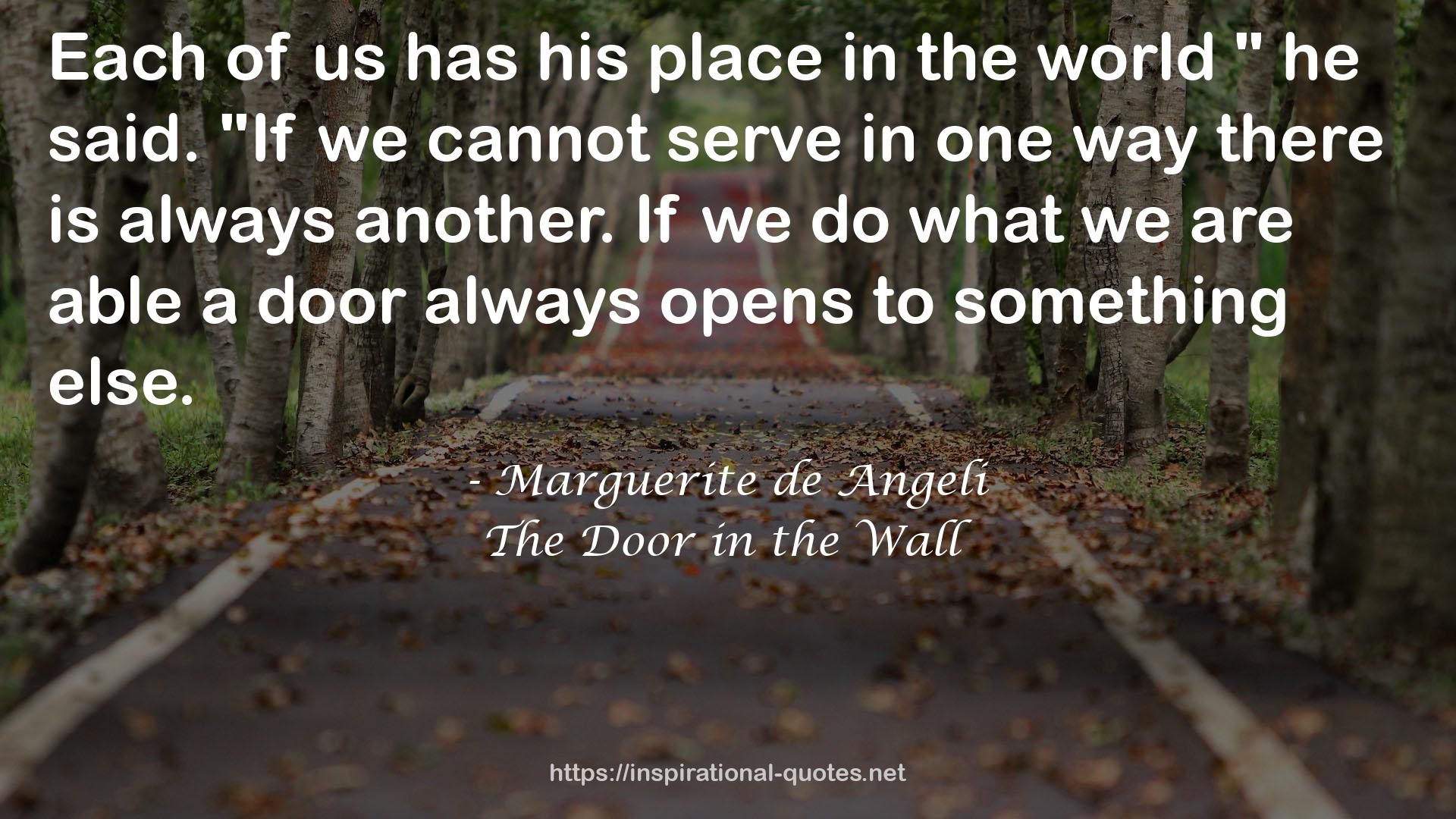 The Door in the Wall QUOTES