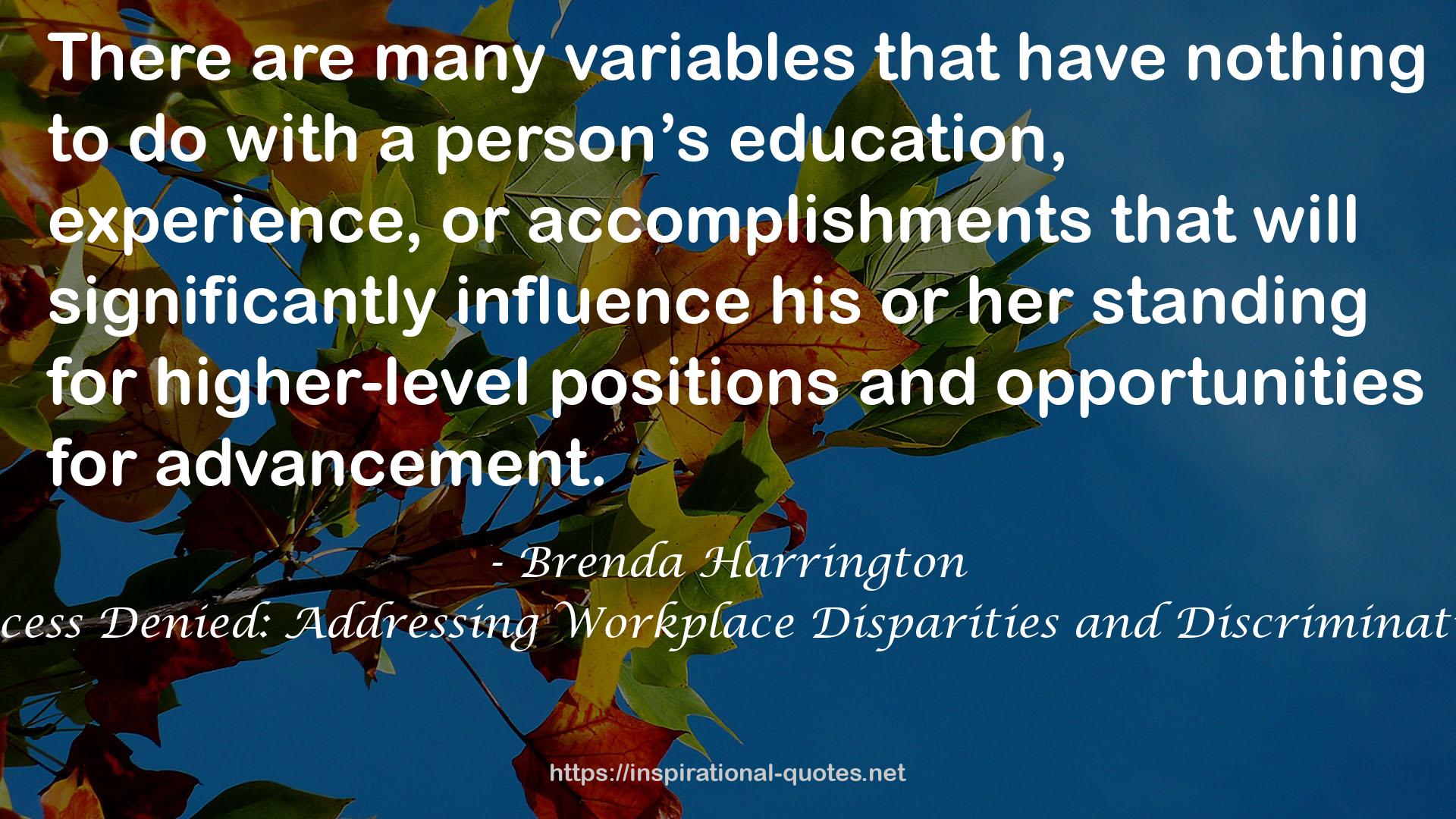 Brenda Harrington QUOTES